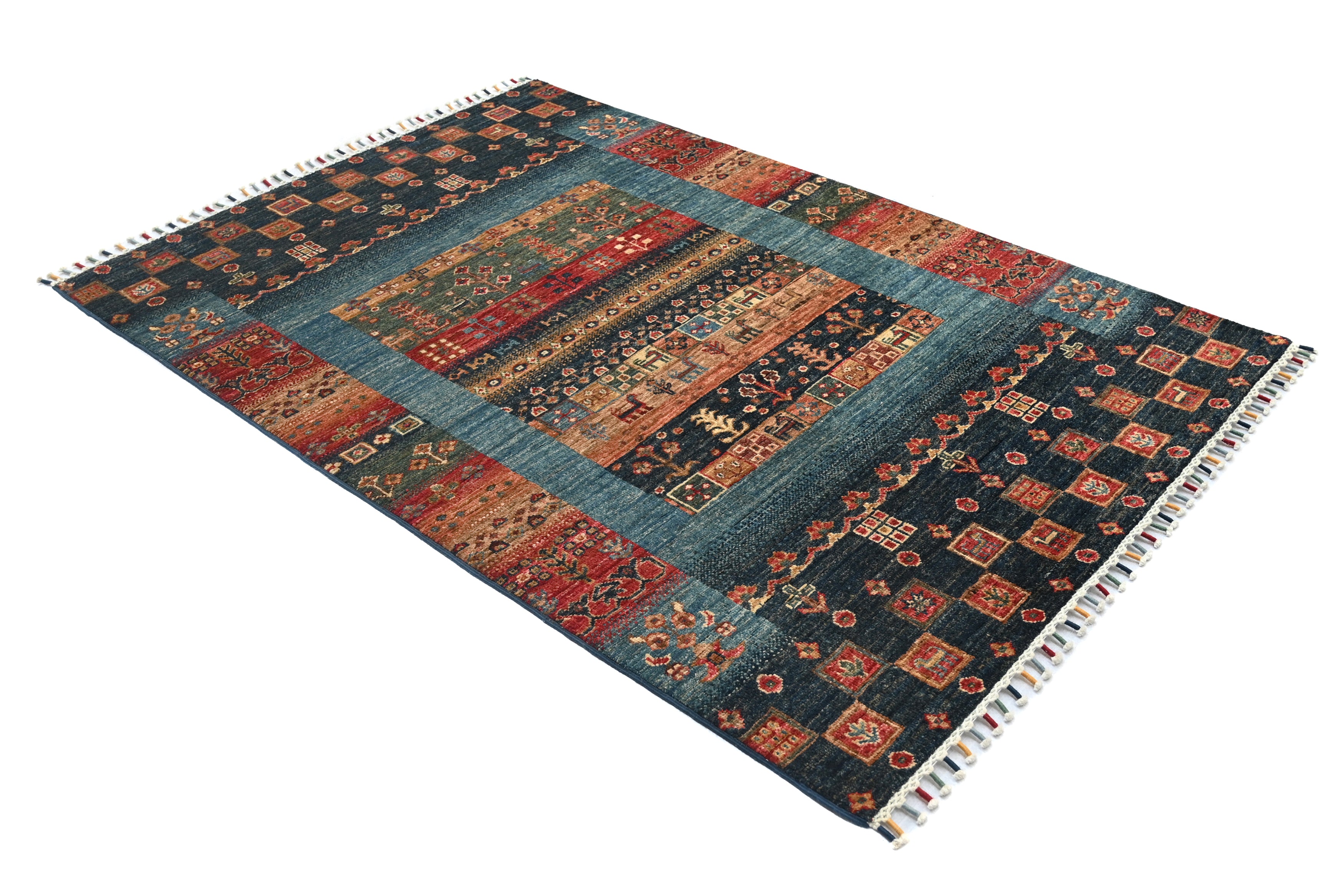 Loribaft Blue Rug PC 57557 - 1.51m X 1.06m