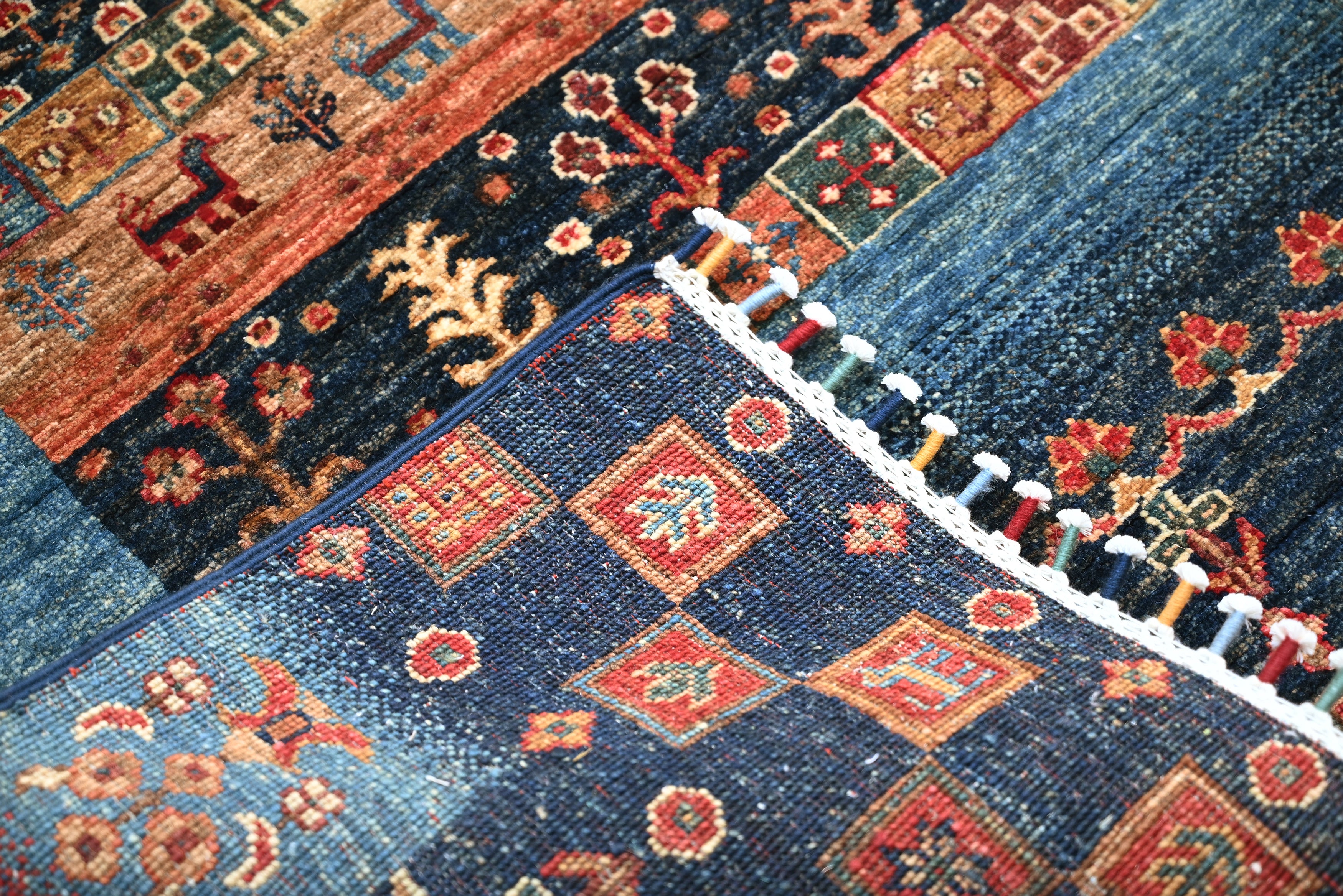 Loribaft Blue Rug PC 57557 - 1.51m X 1.06m