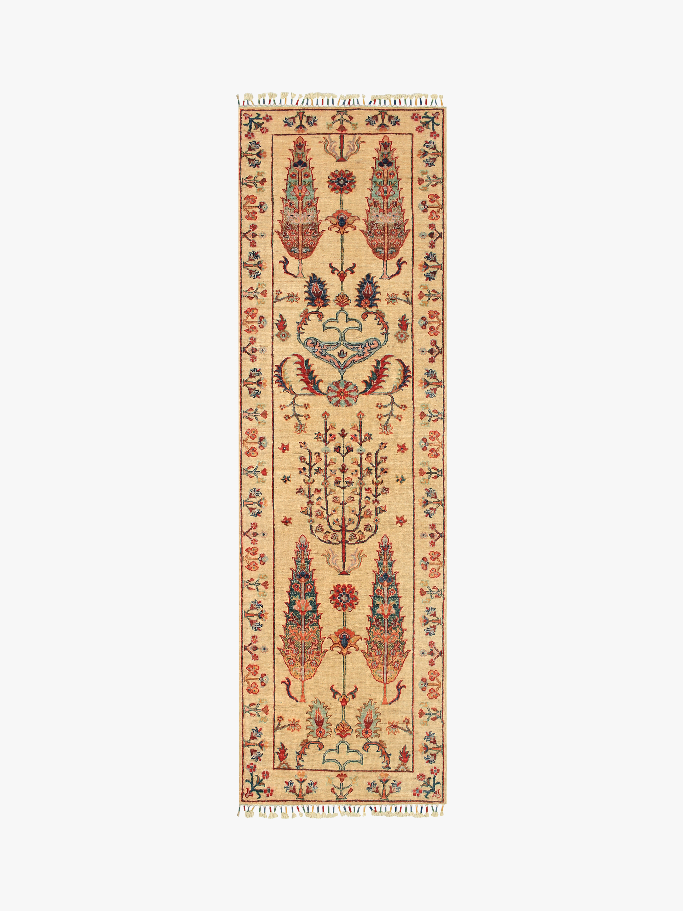 Pictorial Ivory Rug PC 54686 - 2.41m X 0.73m