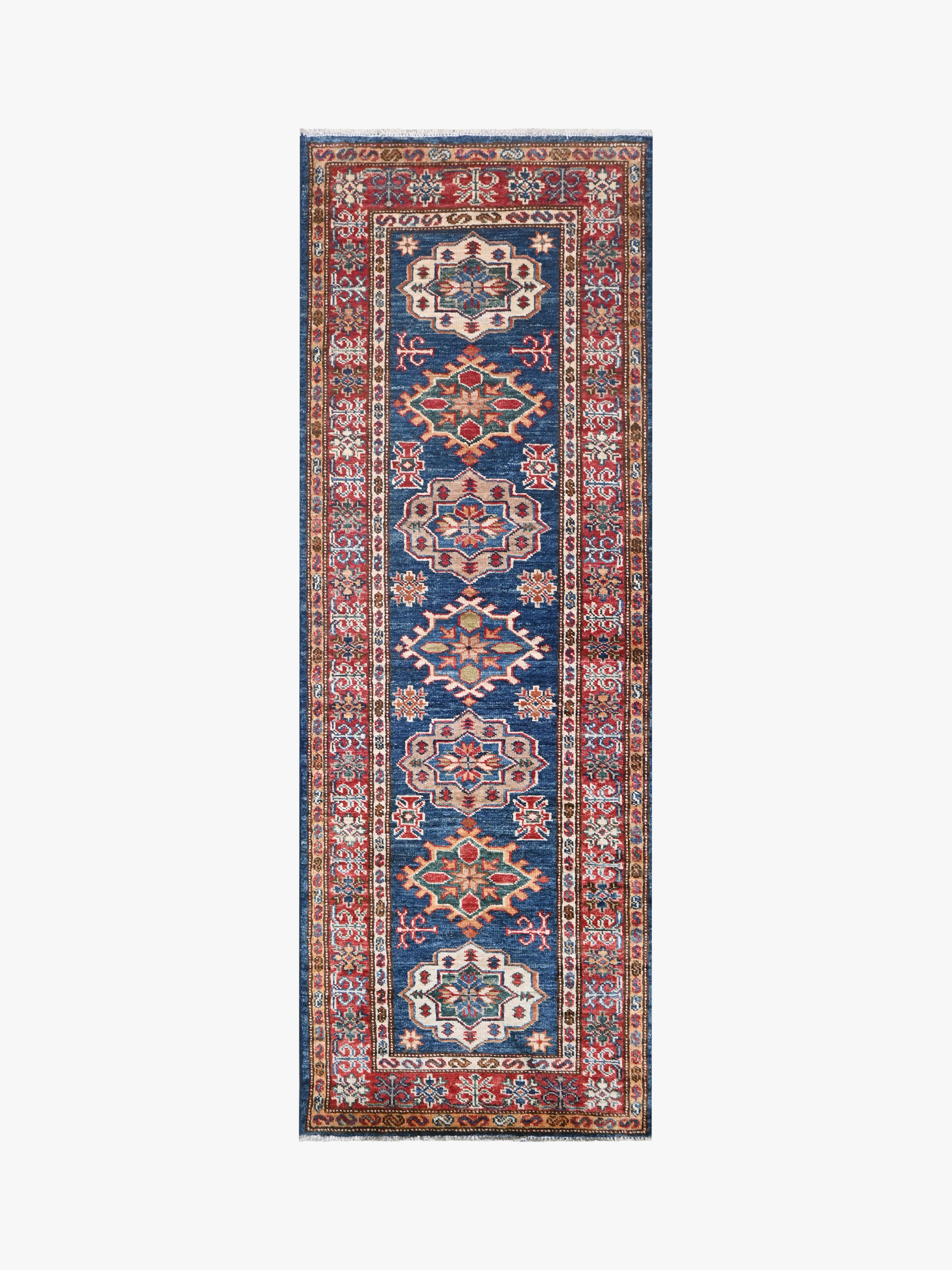Supreme Kazak Blue Rug PC 54857 - 1.83m X 0.62m