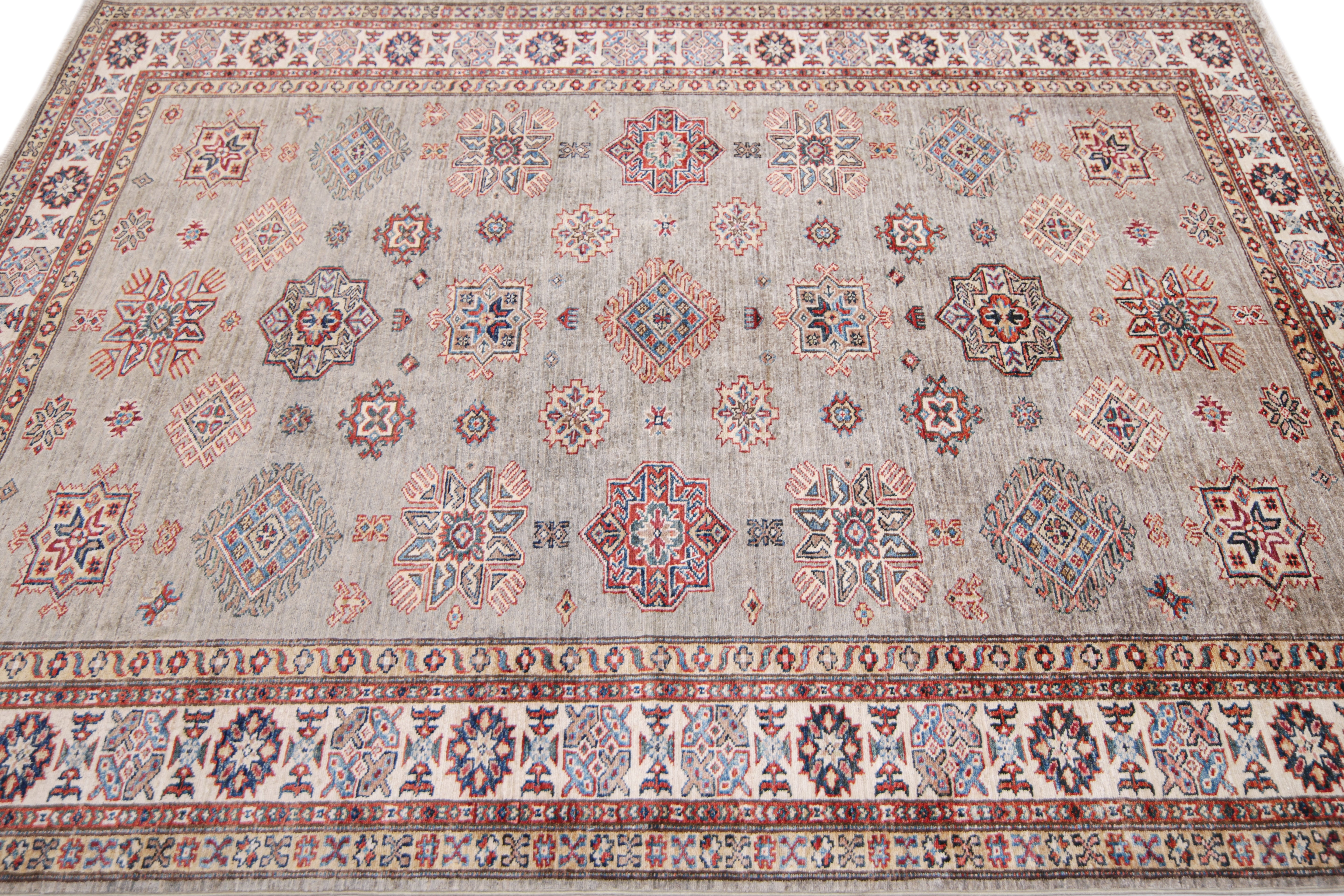 Supreme Kazak Grey Rug PC 57493 - 2.44m X 1.73m