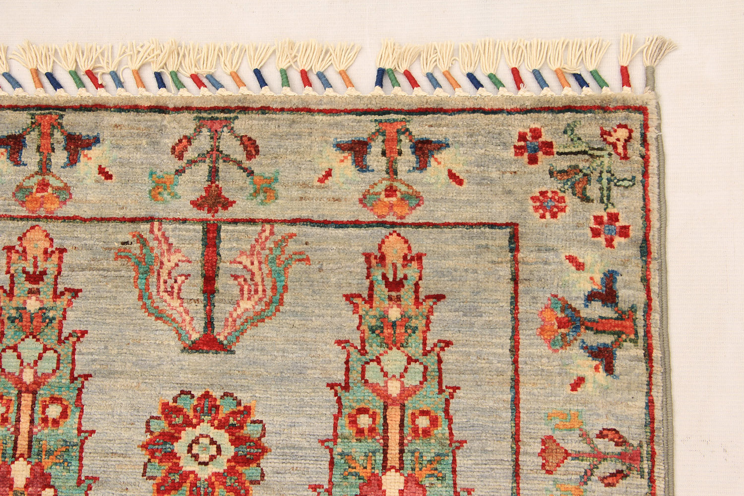 Pictorial Grey Rug PC 54689 - 2.36m X 0.72m
