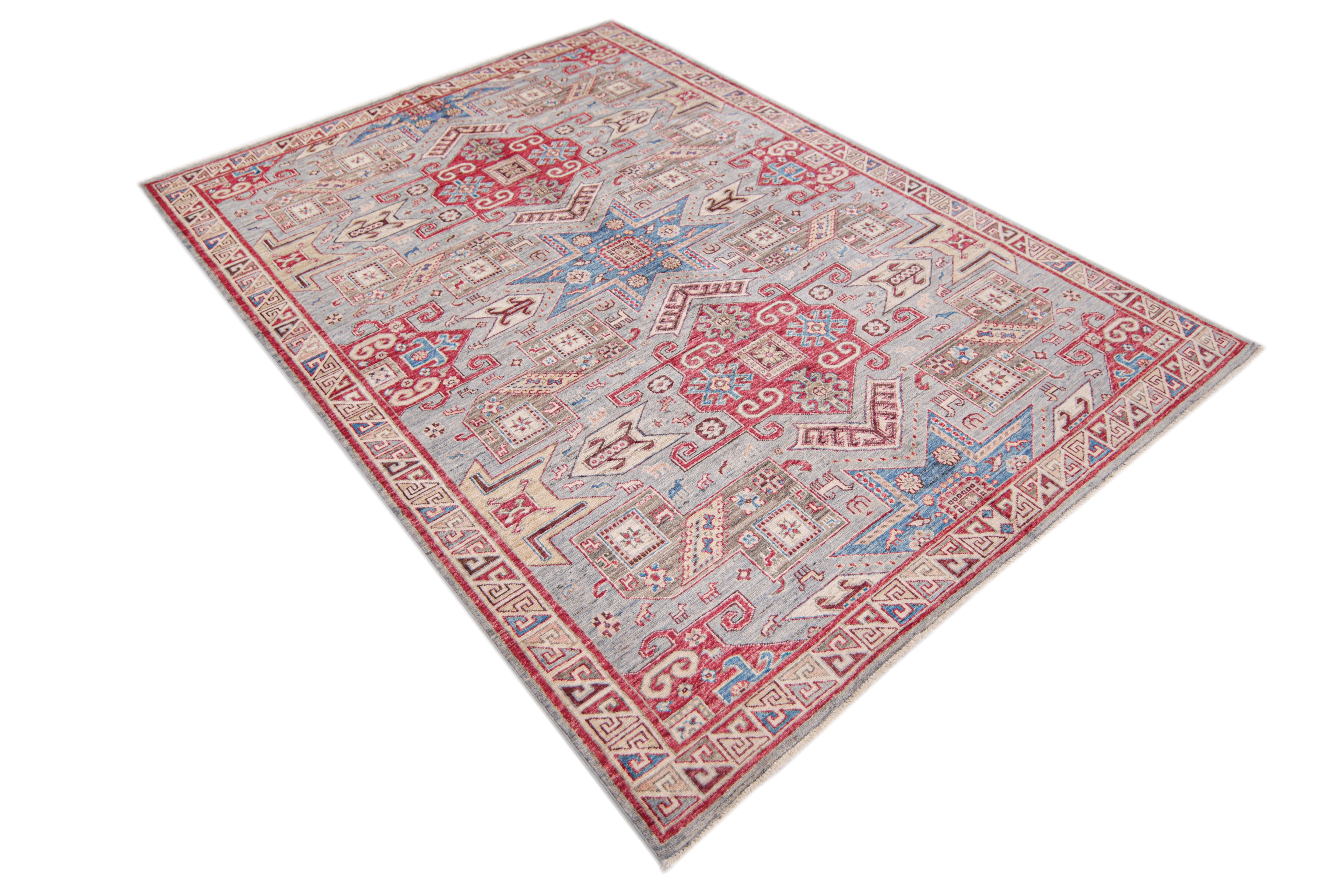 Supreme Kazak Green Rug PC 57494 - 2.34m X 1.69m