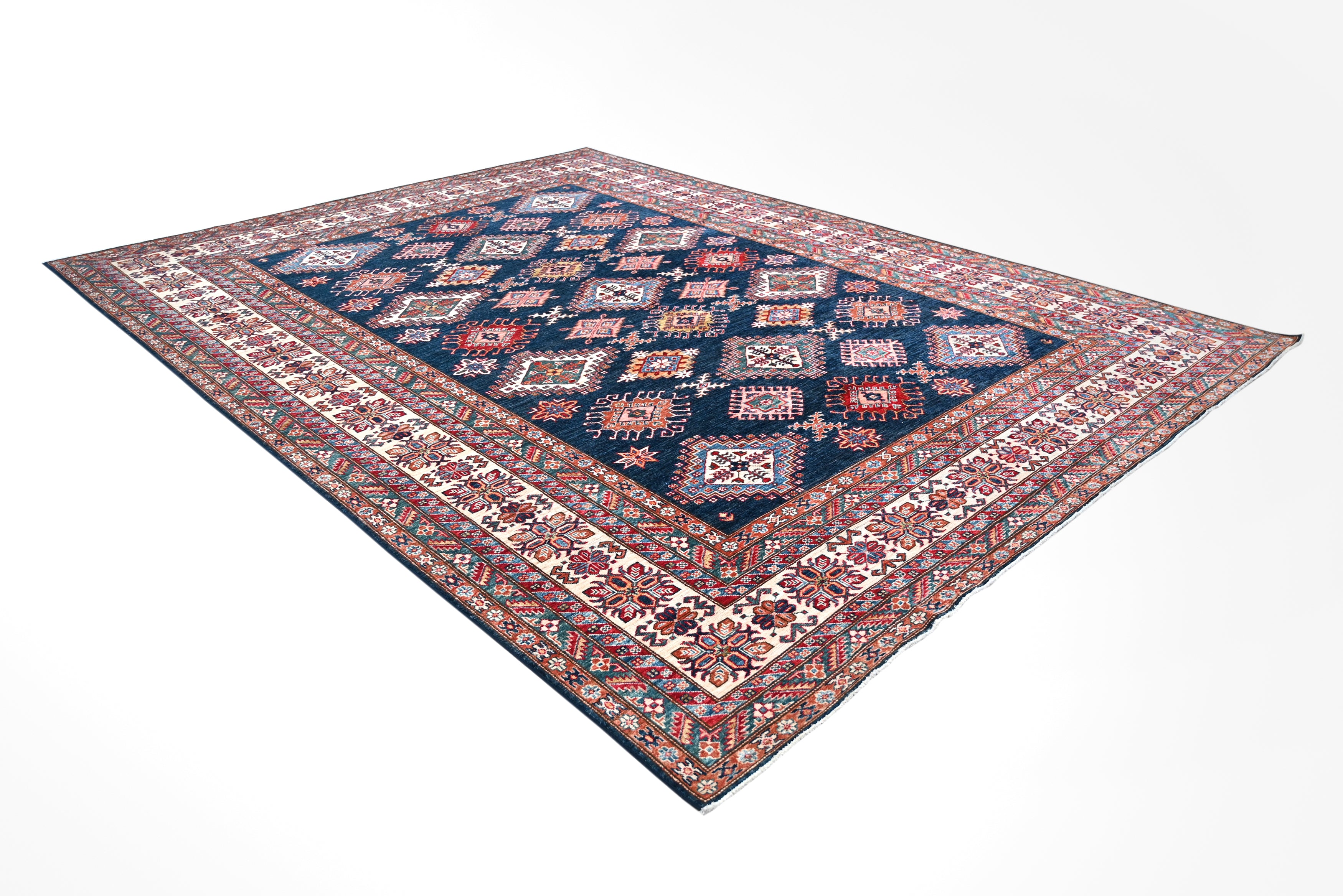 Supreme Kazak Blue Rug PC 56480 - 3.62m X 2.79m