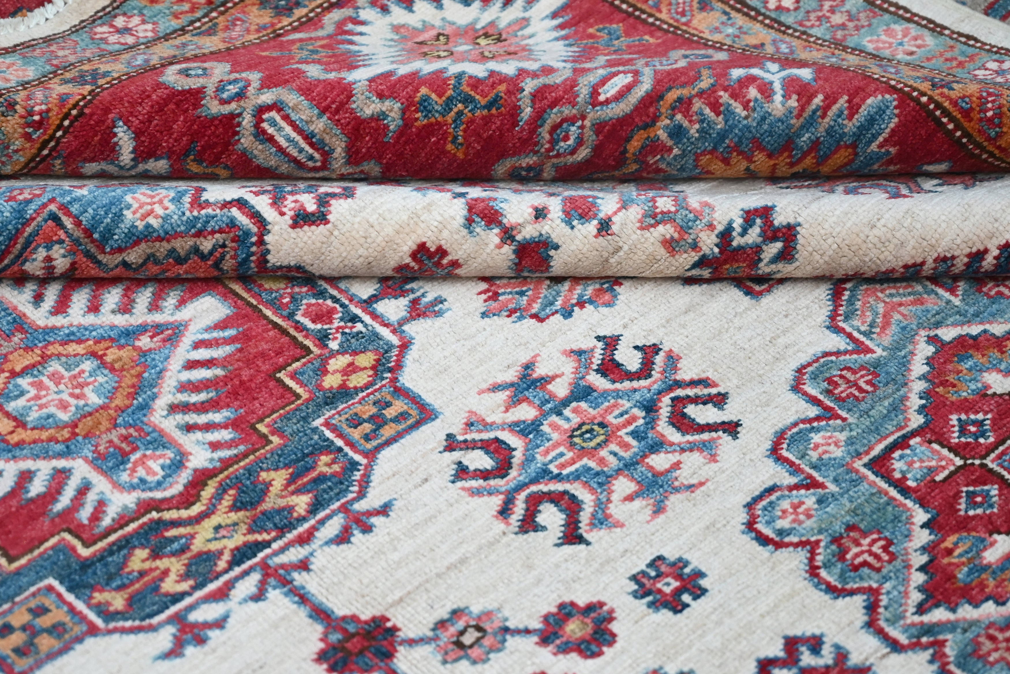 Supreme Kazak Ivory Rug PC 56481 - 3.72m X 2.76m