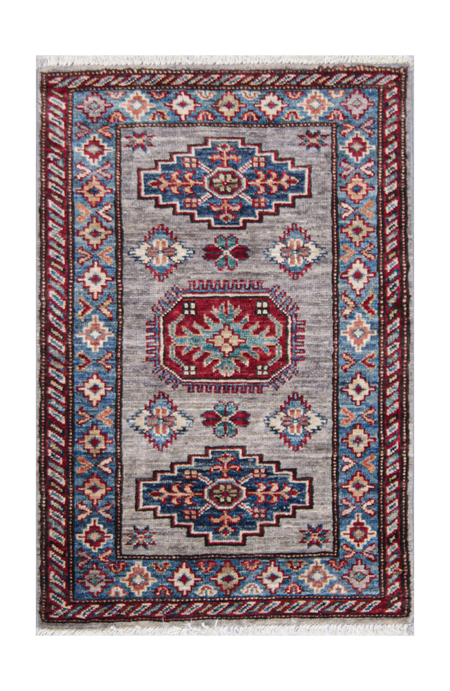 Supreme Kazak Grey Rug PC 55335 - 0.86m X 0.57m