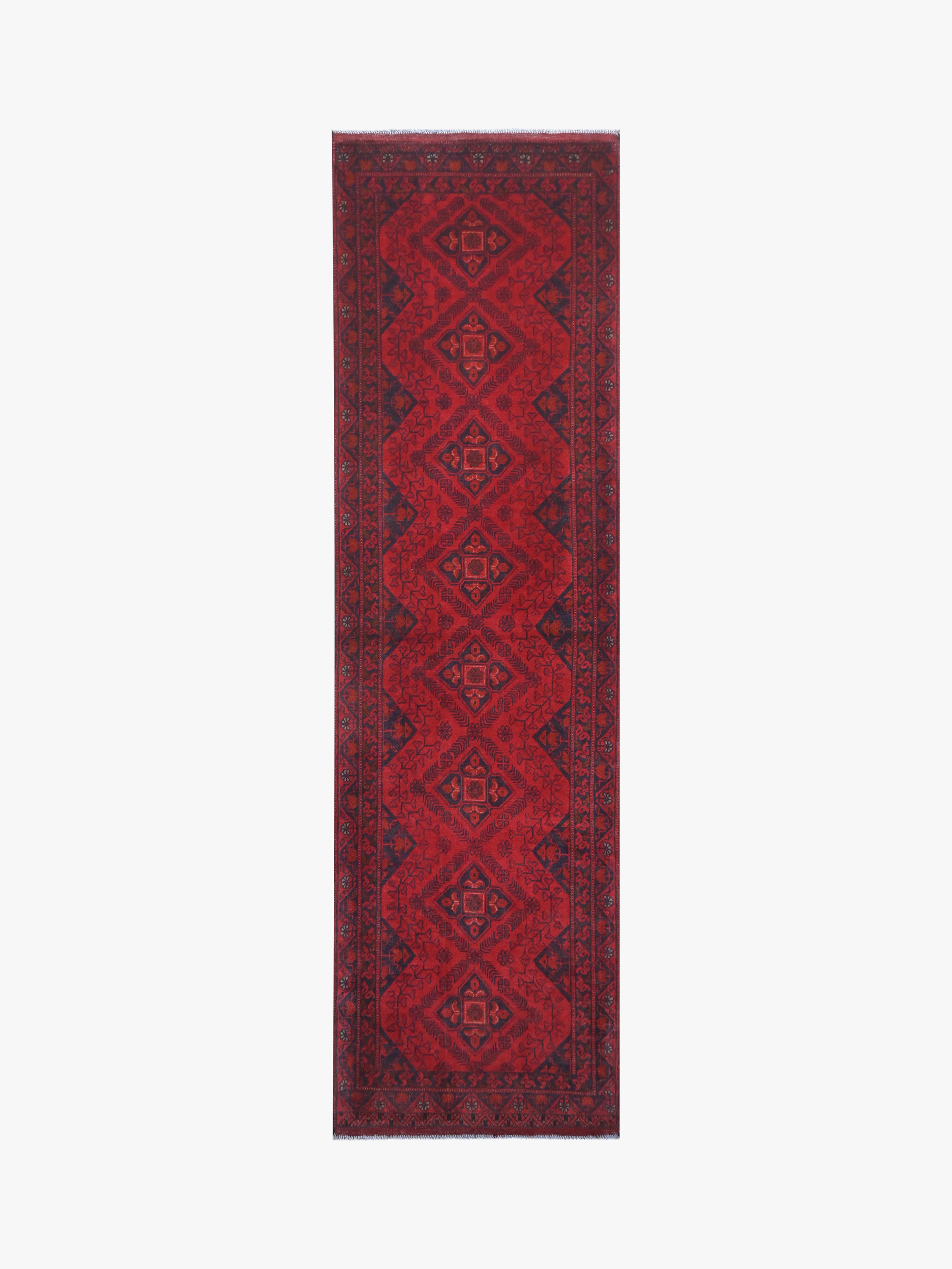 Khal Mohammadi Red Rug PC 57757 - 2.89m X 0.81m
