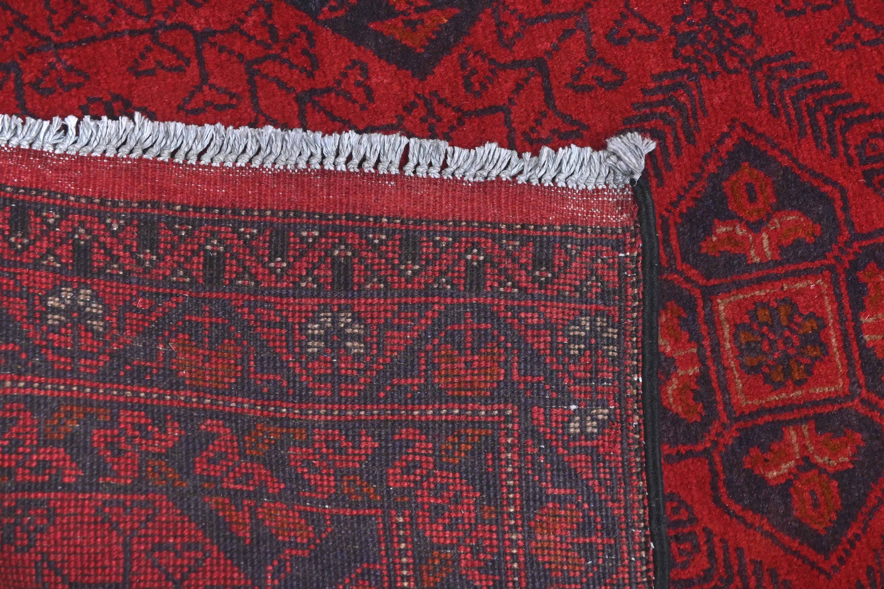 Khal Mohammadi Red Rug PC 57757 - 2.89m X 0.81m