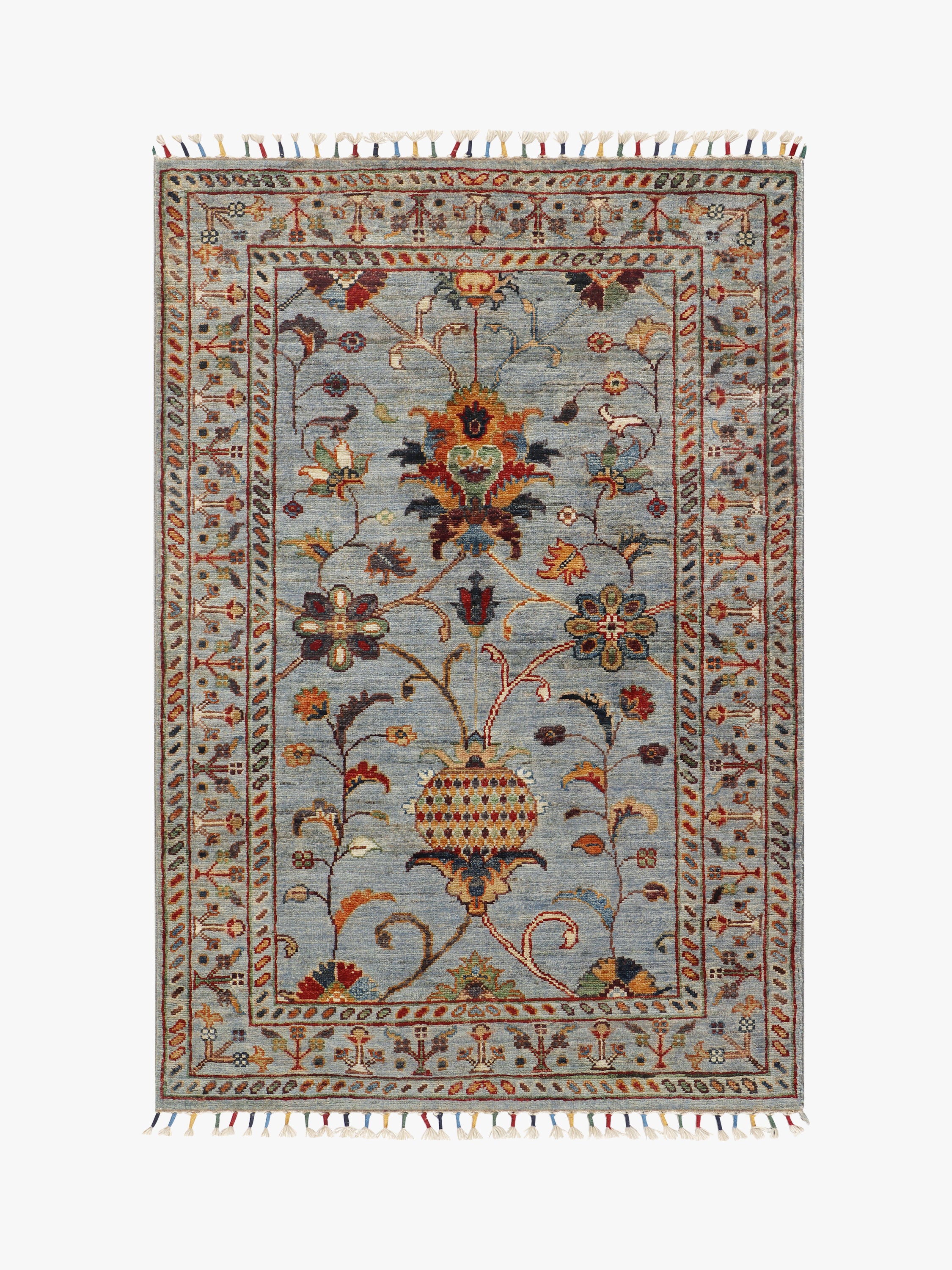 Sultani Grey Rug PC 57328 - 1.22m X 0.83m