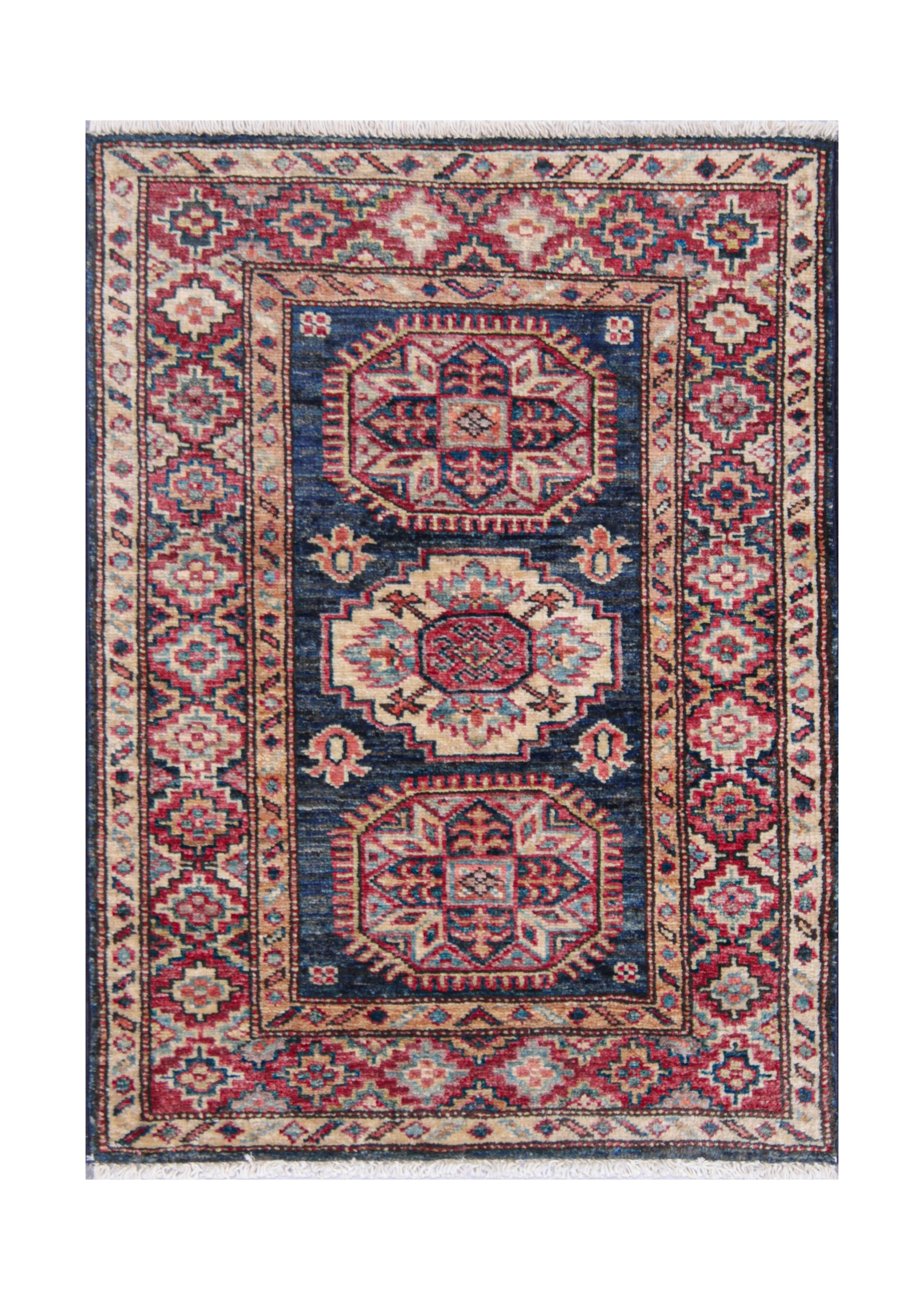 Supreme Kazak Blue Rug PC 55337 - 0.80m X 0.60m