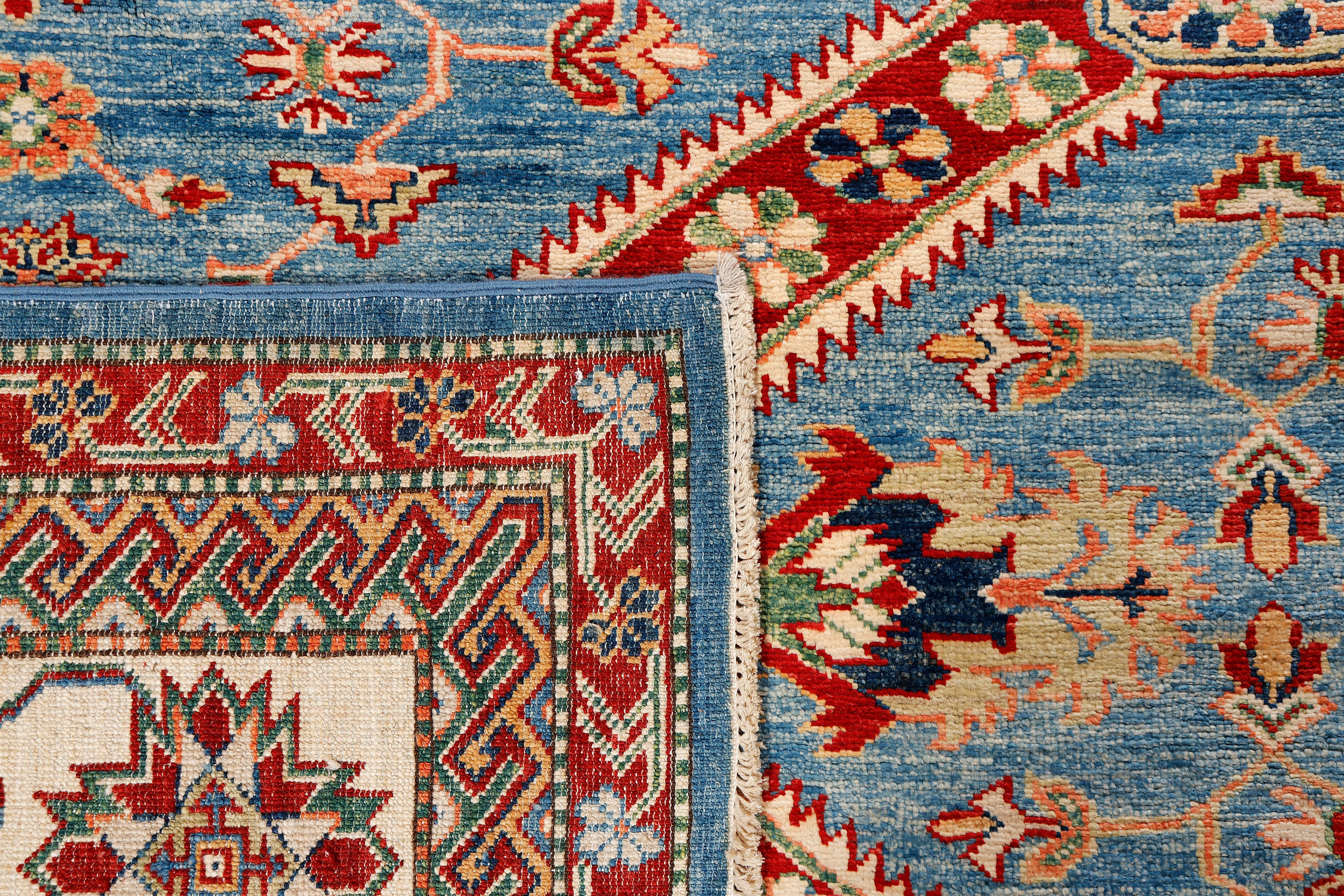 Supreme Kazak Blue Rug PC 57344 - 3.79m X 2.74m