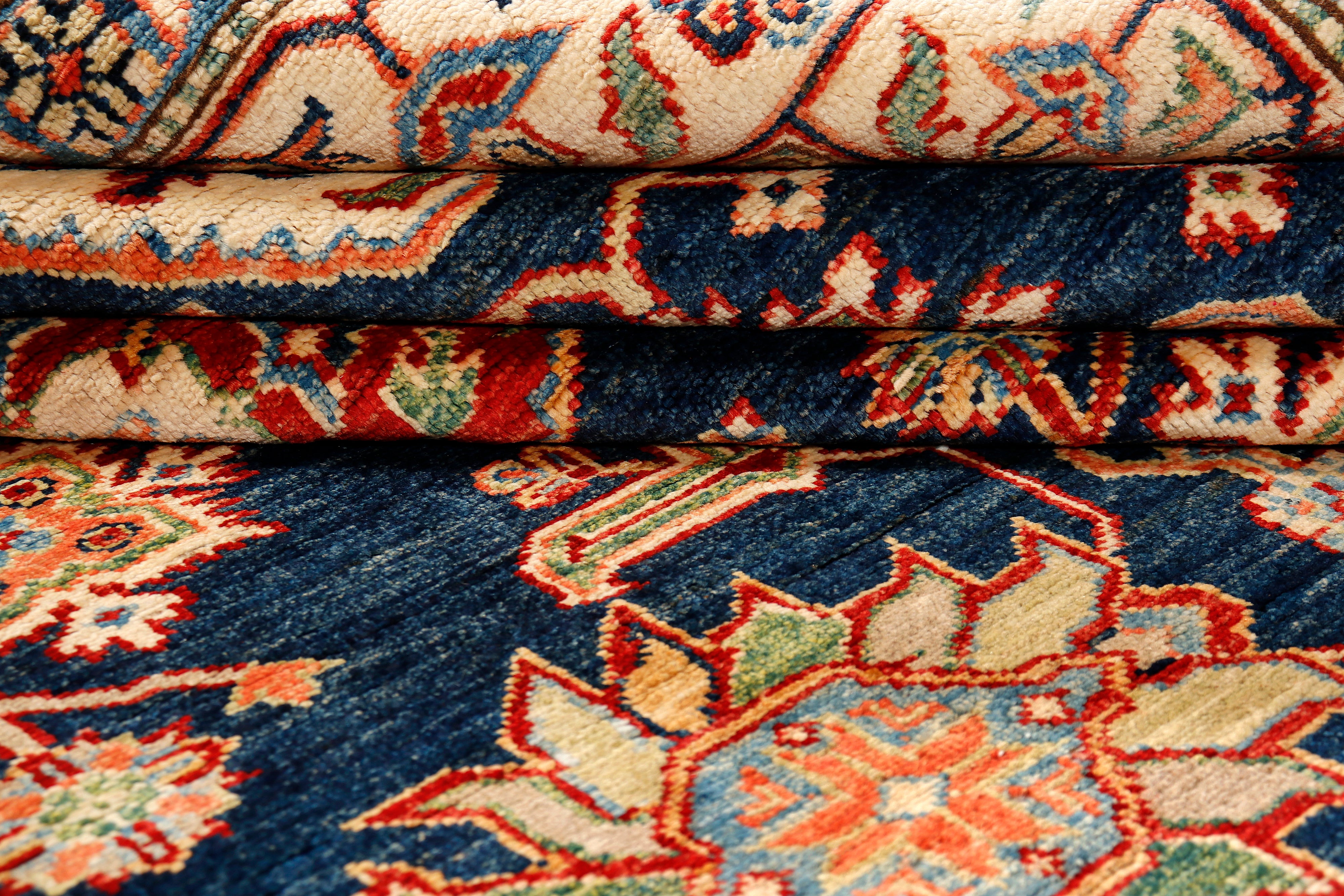 Supreme Kazak Blue Rug PC 57346 - 3.06m X 2.45m