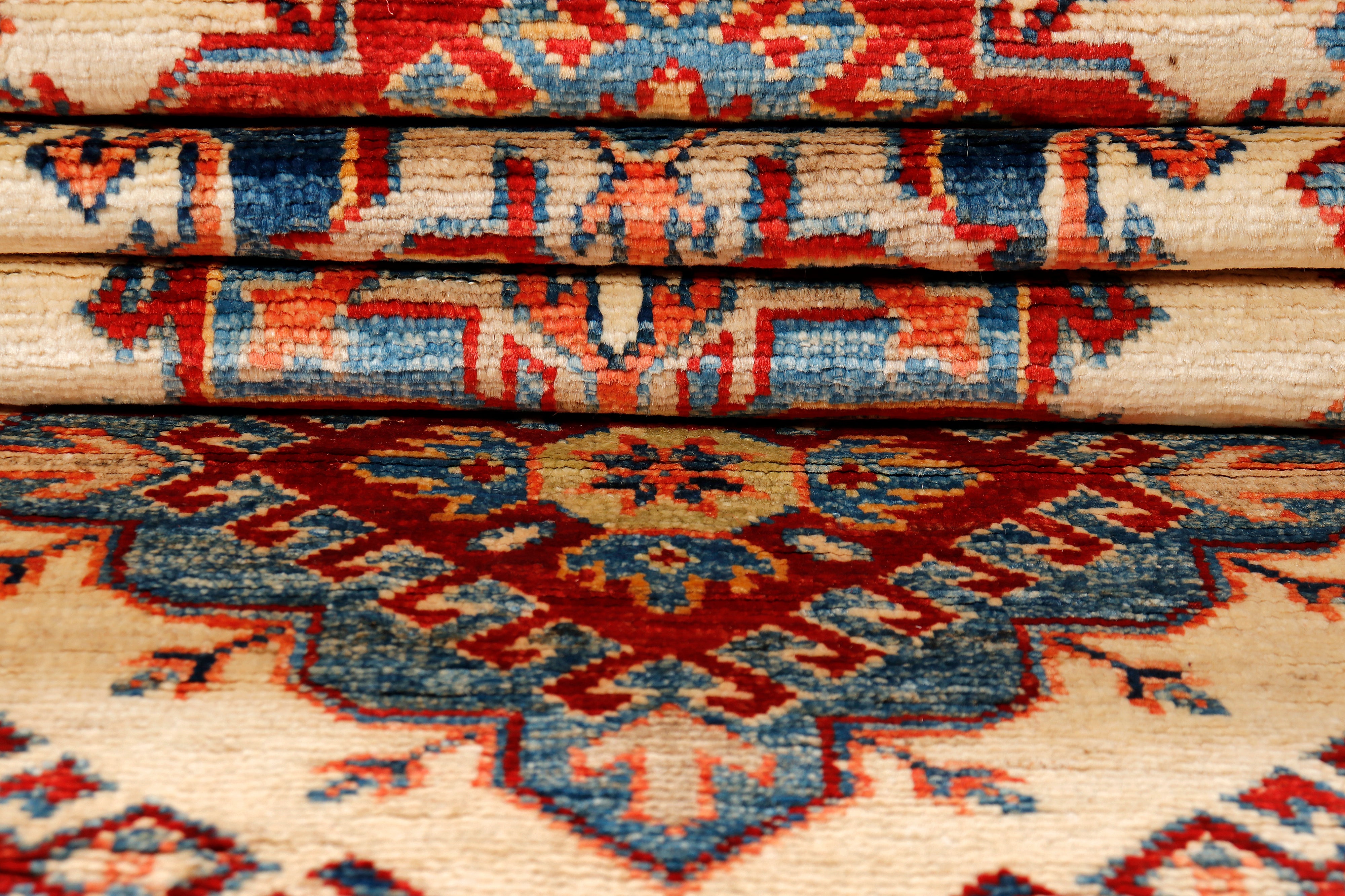 Supreme Kazak Ivory Rug PC 57349 - 3.15m X 0.82m