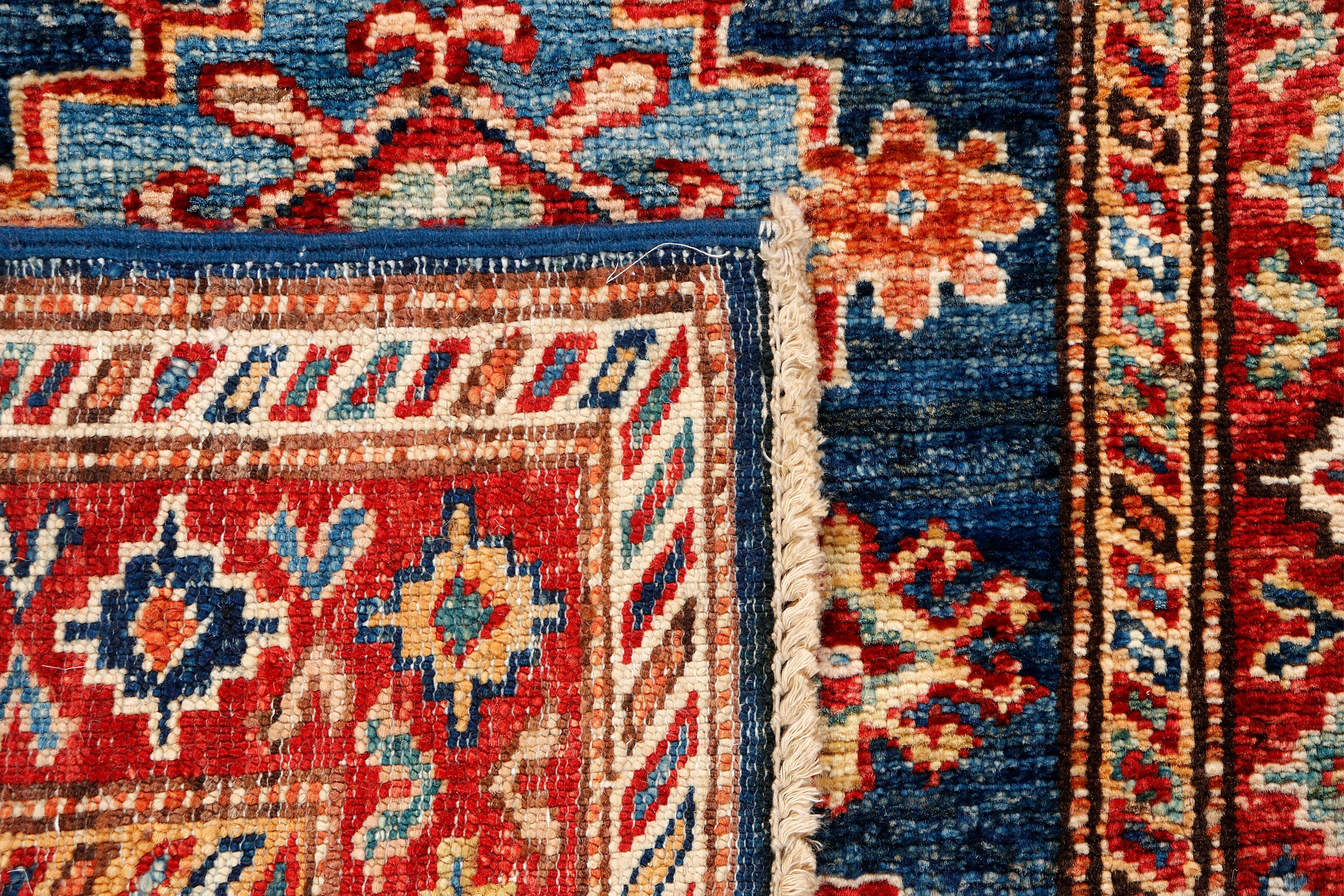 Supreme Kazak Blue Rug PC 57352 - 1.89m X 0.61m