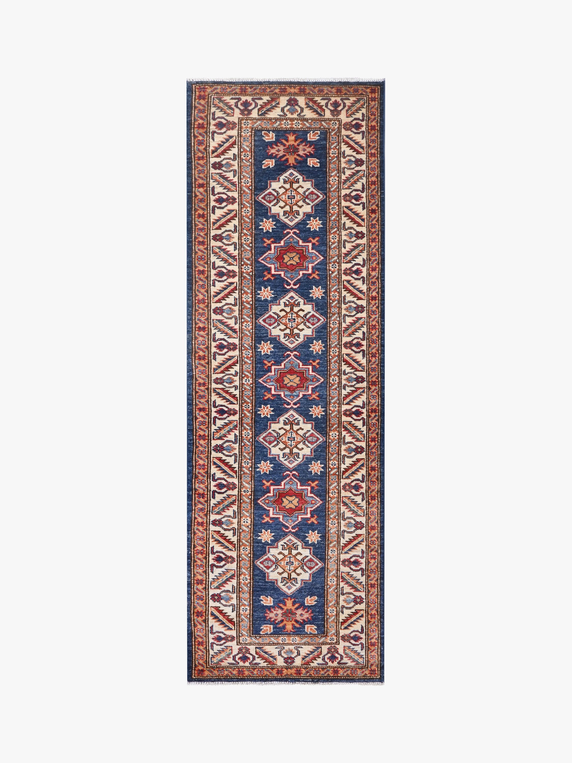 Supreme Kazak Blue Rug PC 54865 - 1.86m X 0.58m
