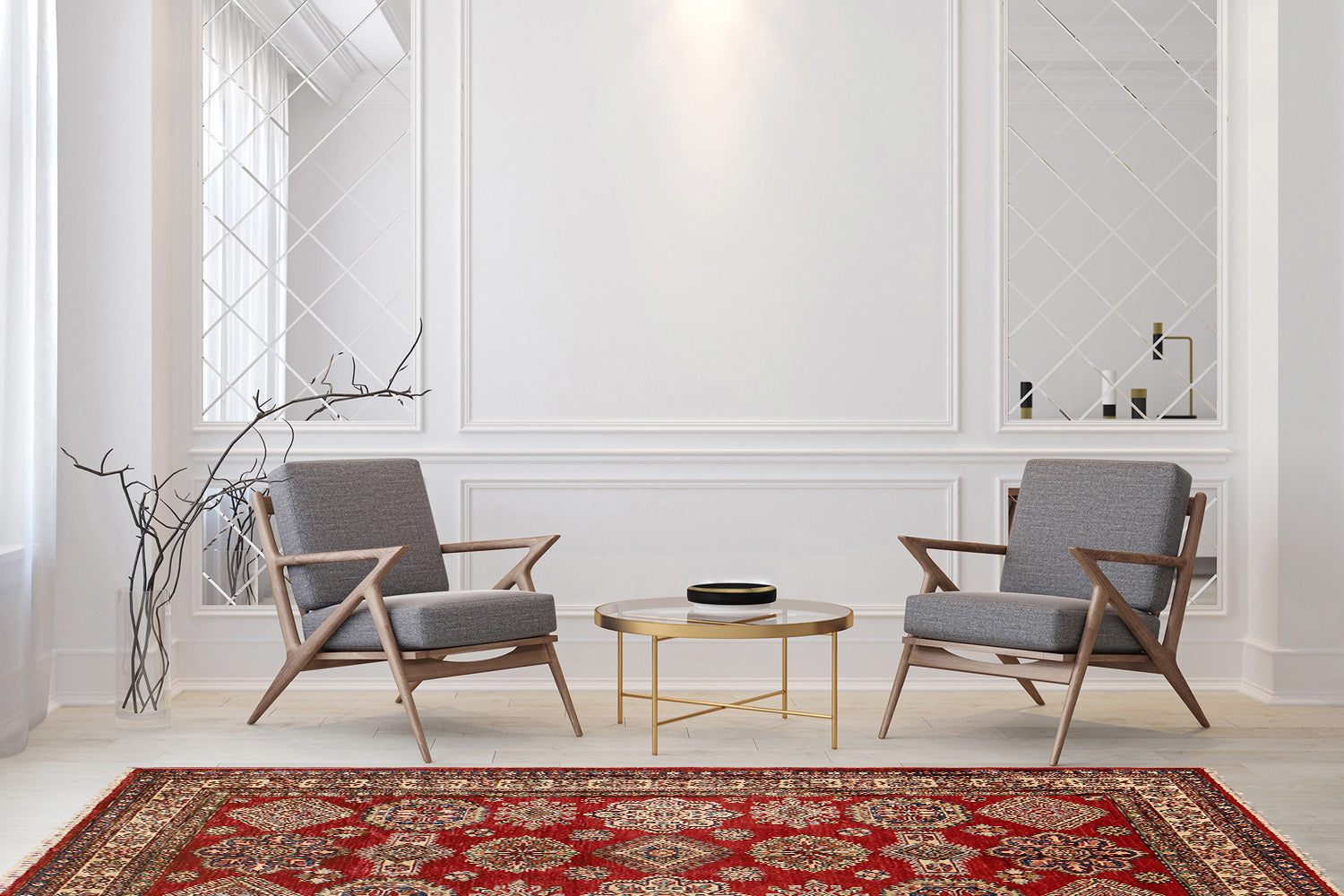 Supreme Kazak Red Rug PC 54256 - 1.87m X 1.26m