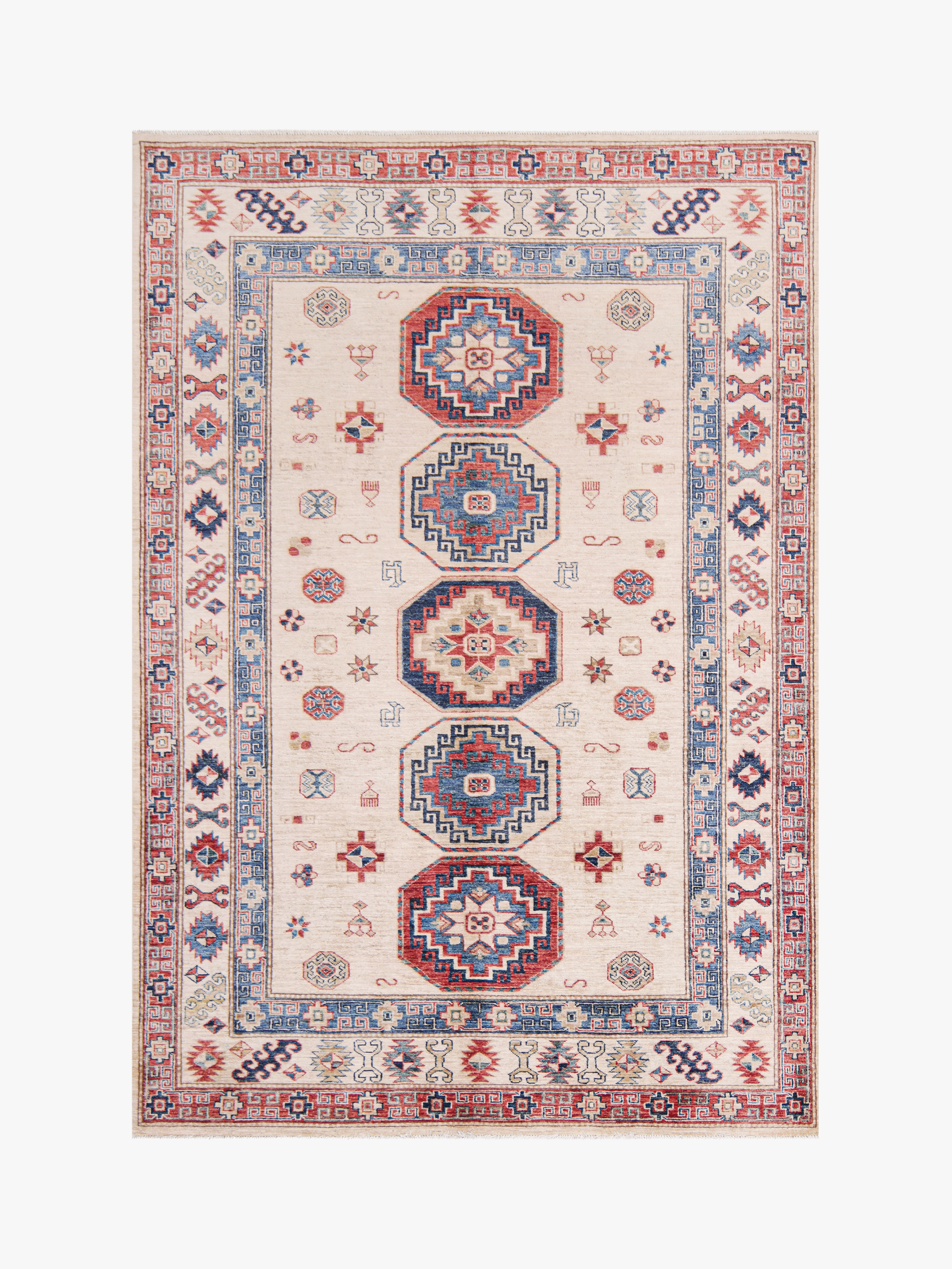 Supreme Kazak Ivory Rug PC 57500 - 2.47m X 1.67m