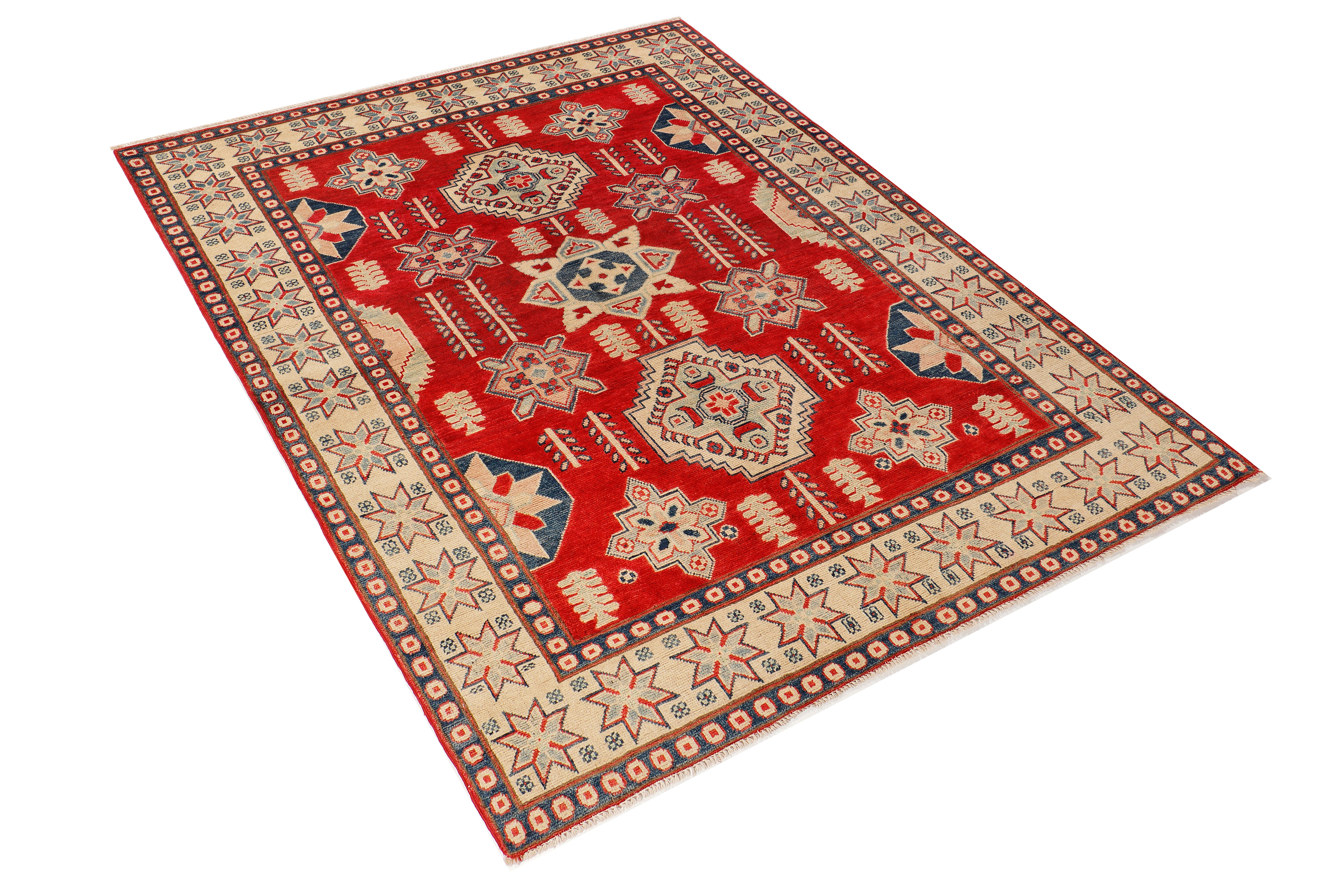 Kazak Red Rug PC 57369 - 1.98m X 1.49m
