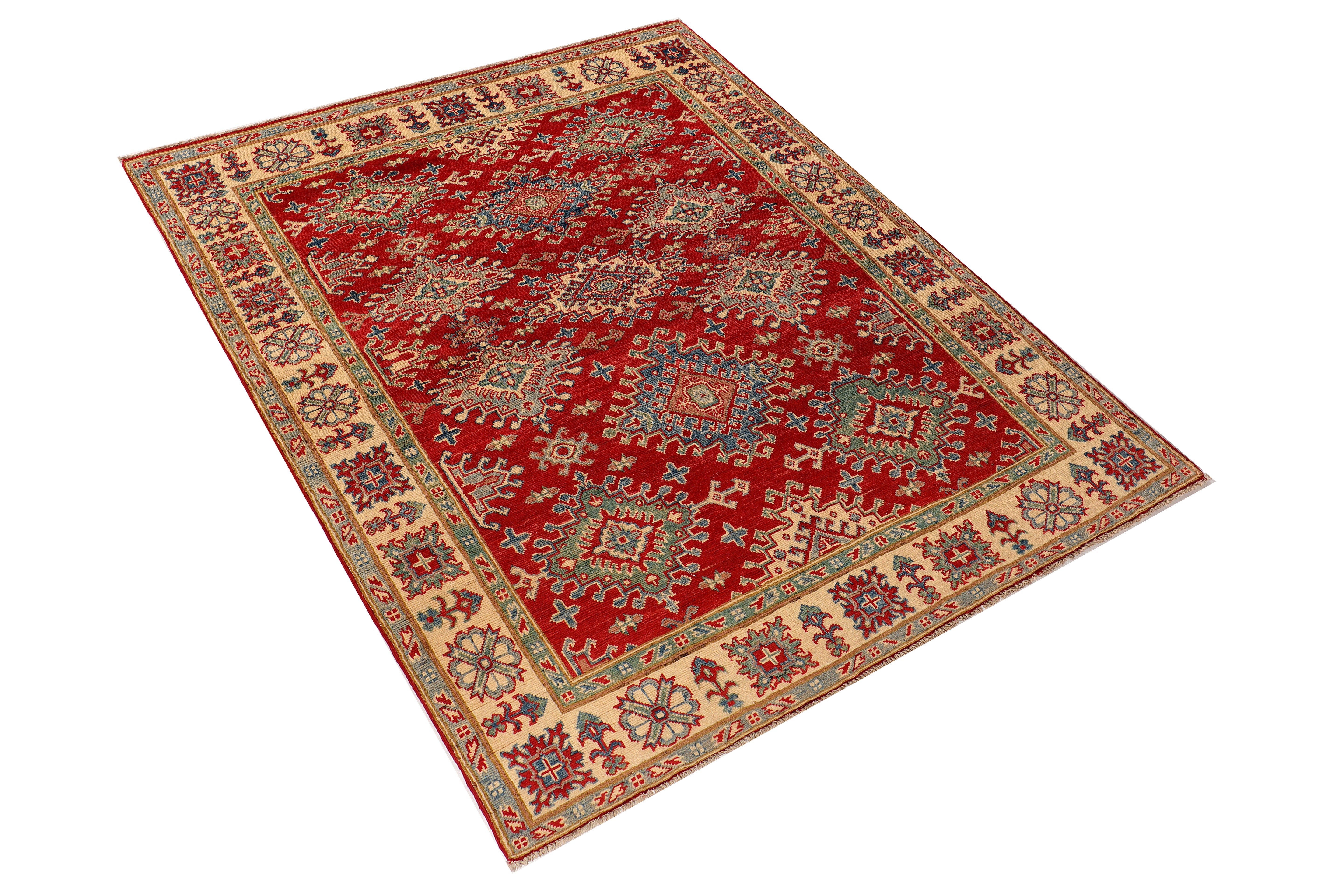 Kazak Red Rug PC 57376 - 1.93m X 1.45m