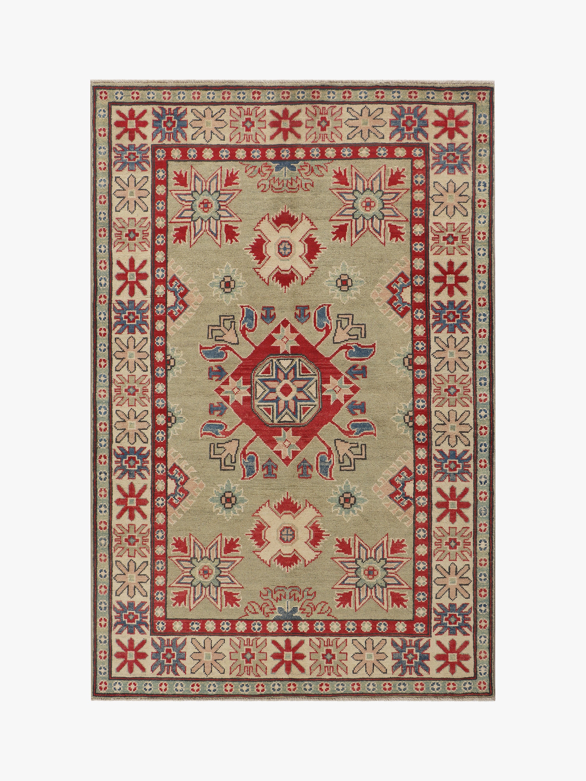 Kazak Grey Rug PC 57378 - 1.84m X 1.21m
