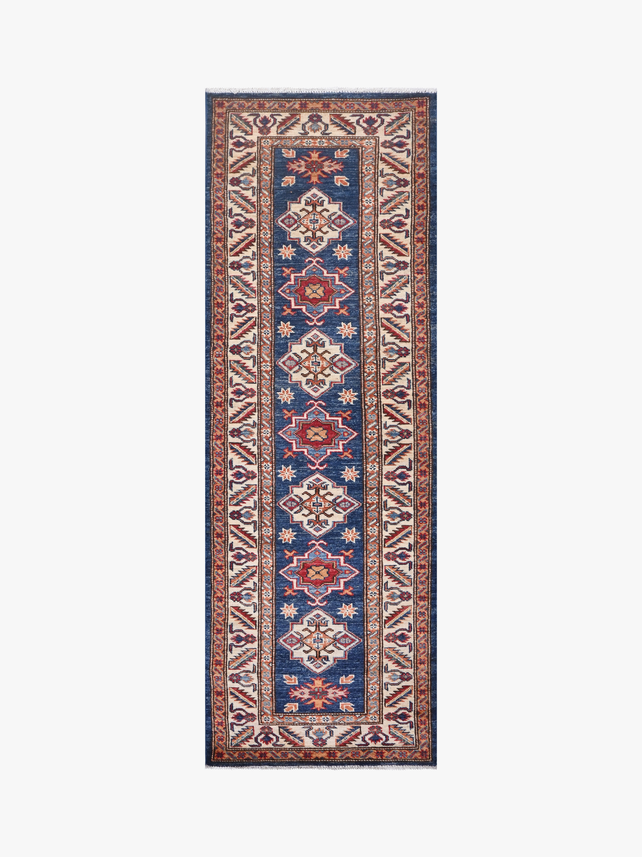 Supreme Kazak Blue Rug PC 54867 - 1.85m X 0.58m