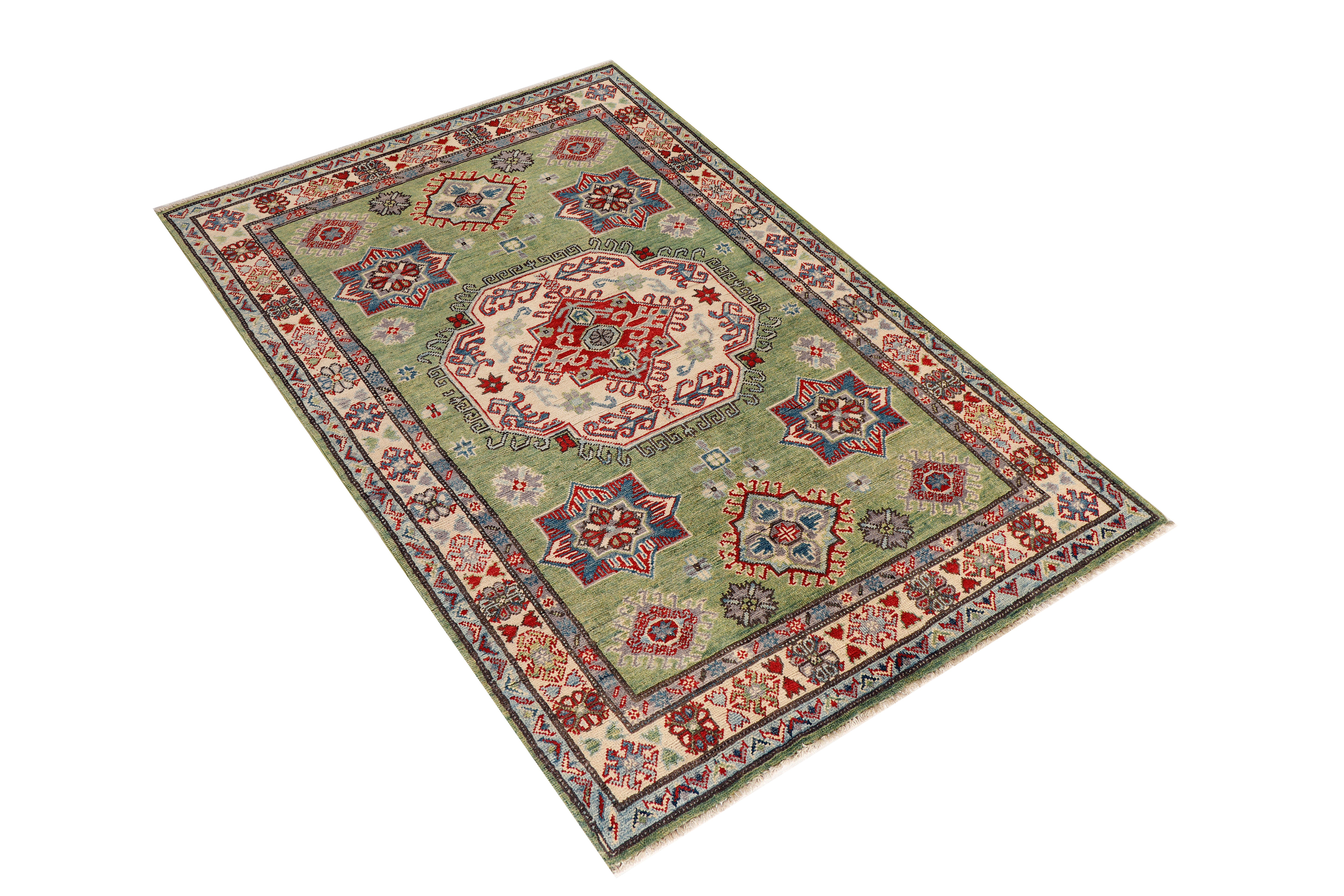 Kazak Green Rug PC 57391 - 1.77m X 1.14m