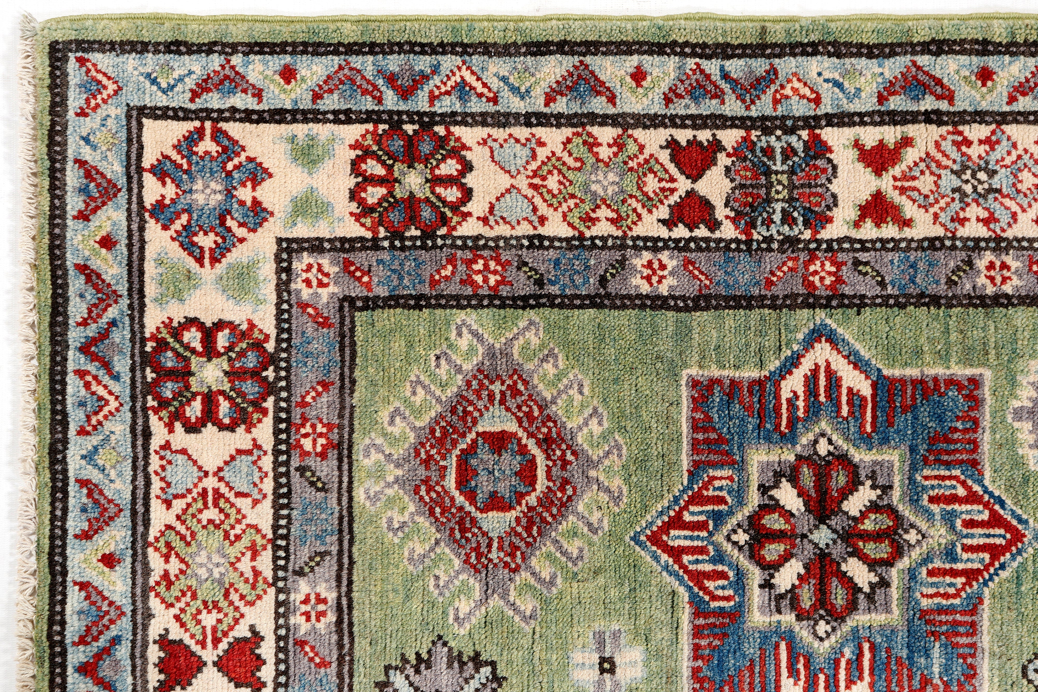 Kazak Green Rug PC 57391 - 1.77m X 1.14m