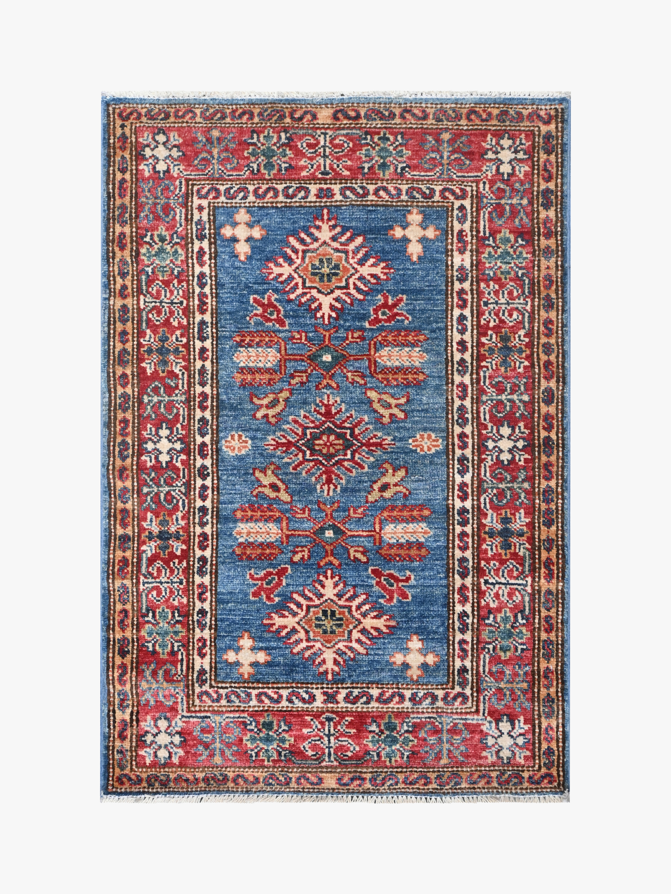 Supreme Kazak Blue Rug PC 54871 - 0.92m X 0.63m