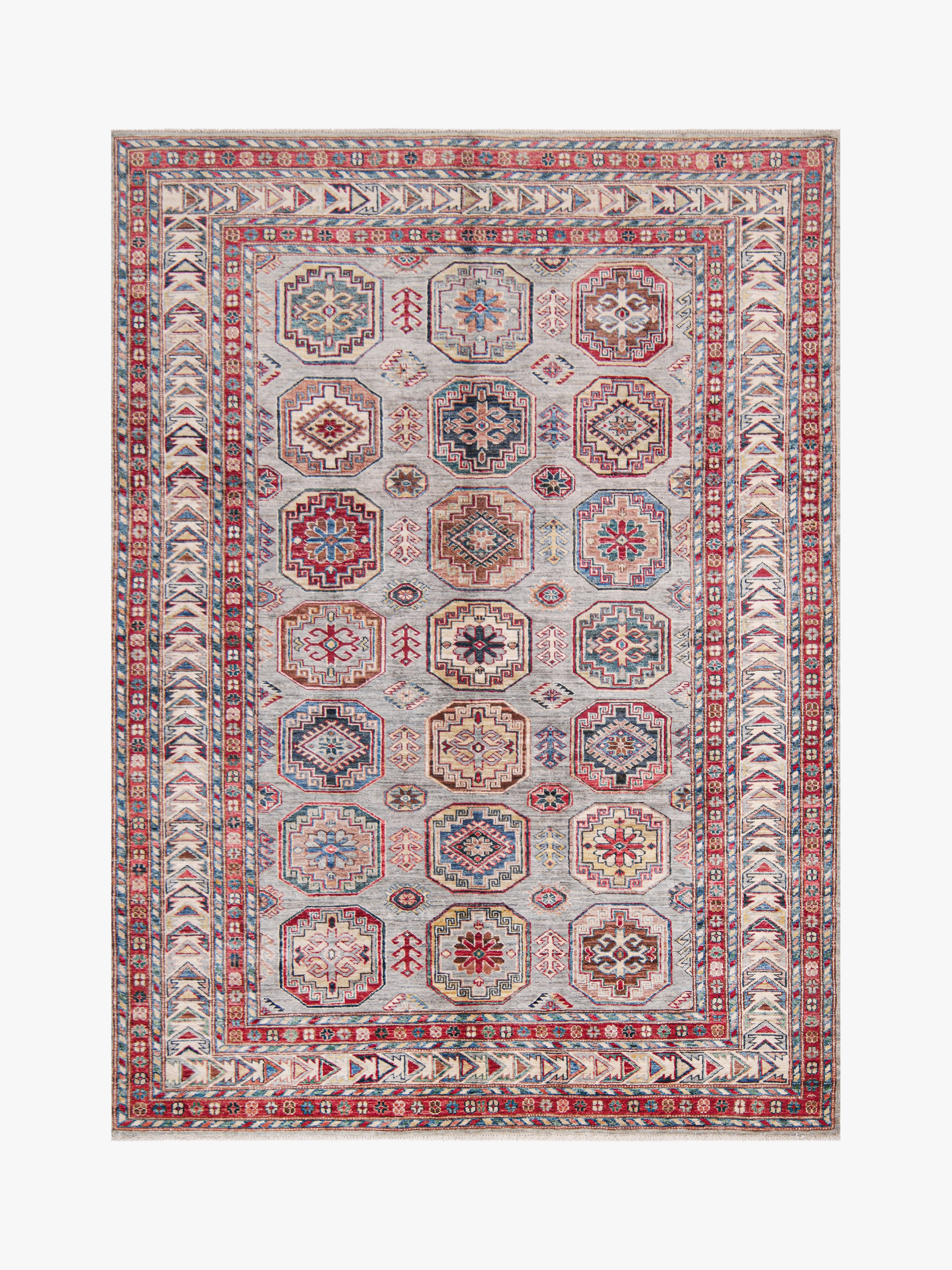 Supreme Kazak Grey Rug PC 57506 - 2.40m X 1.70m