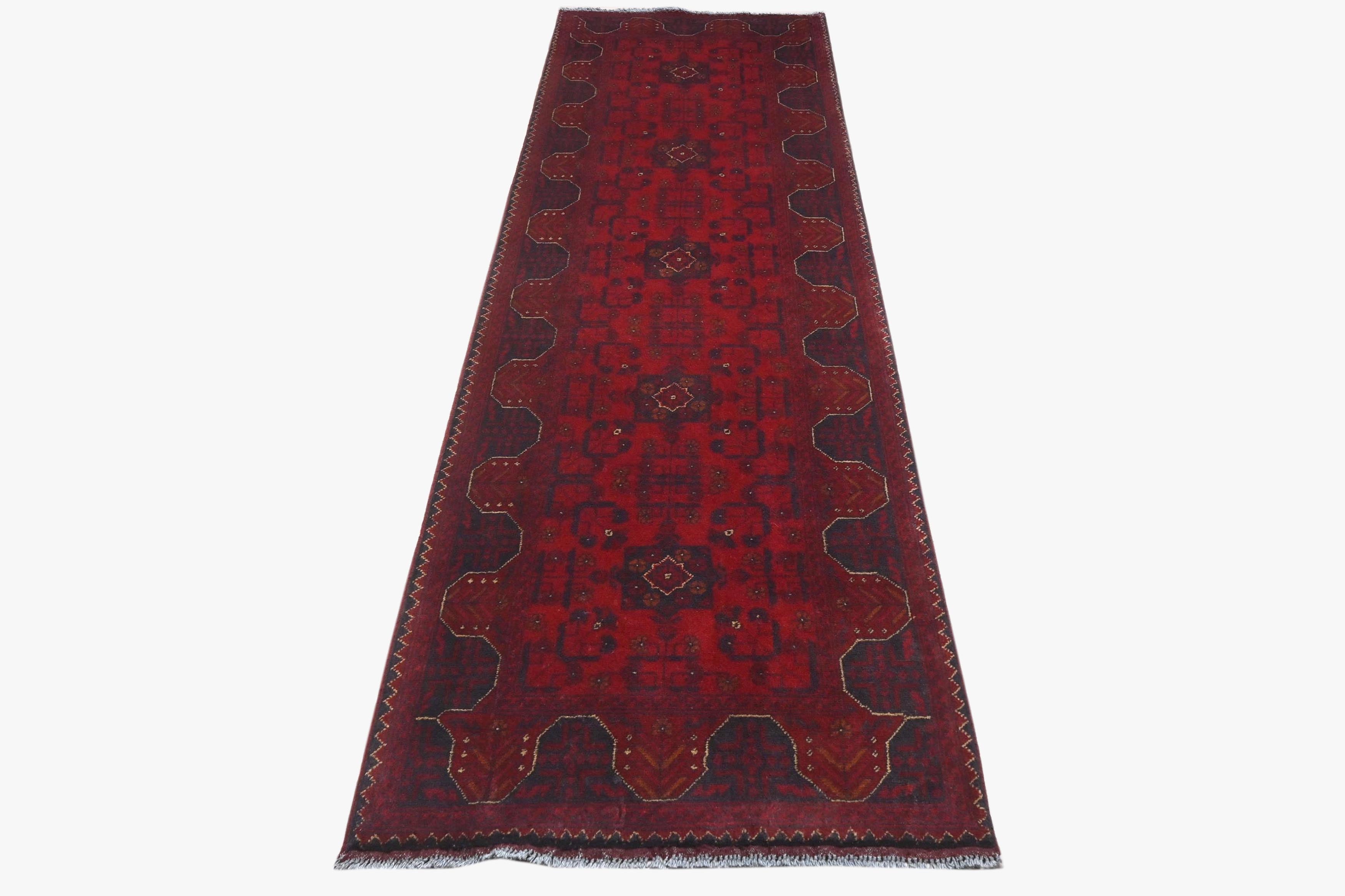 Khal Mohammadi Red Rug PC 57750 - 2.91m X 0.82m
