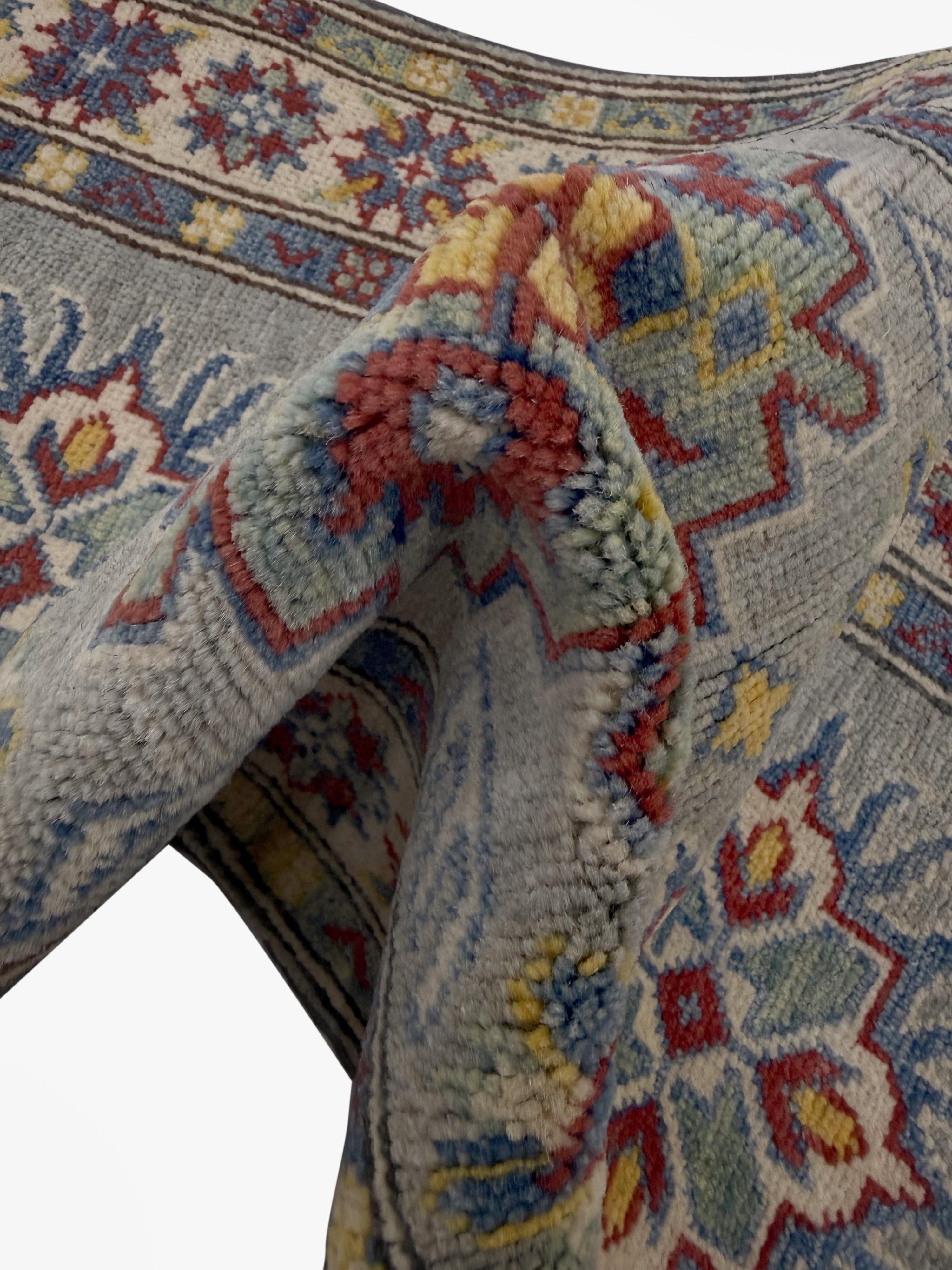Kazak Grey Rug PC 57456 - 1.79m X 0.61m