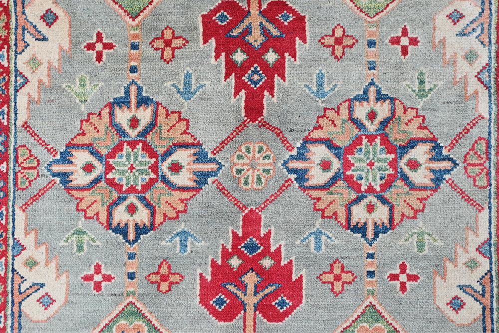 Kazak Grey Rug PC 51926 - 1.78m X 1.19m