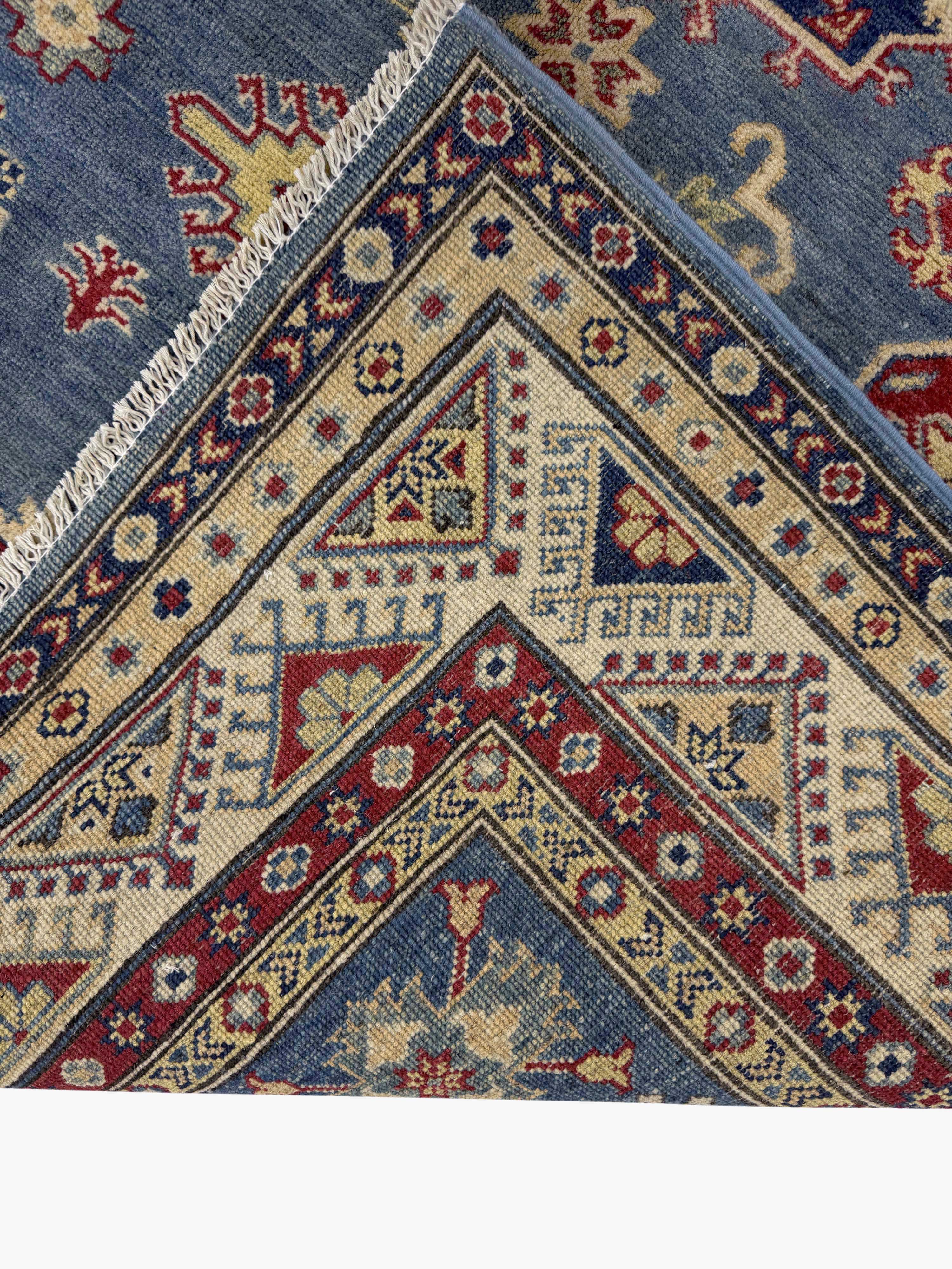Kazak Blue Rug PC 57458 - 2.19m X 1.76m