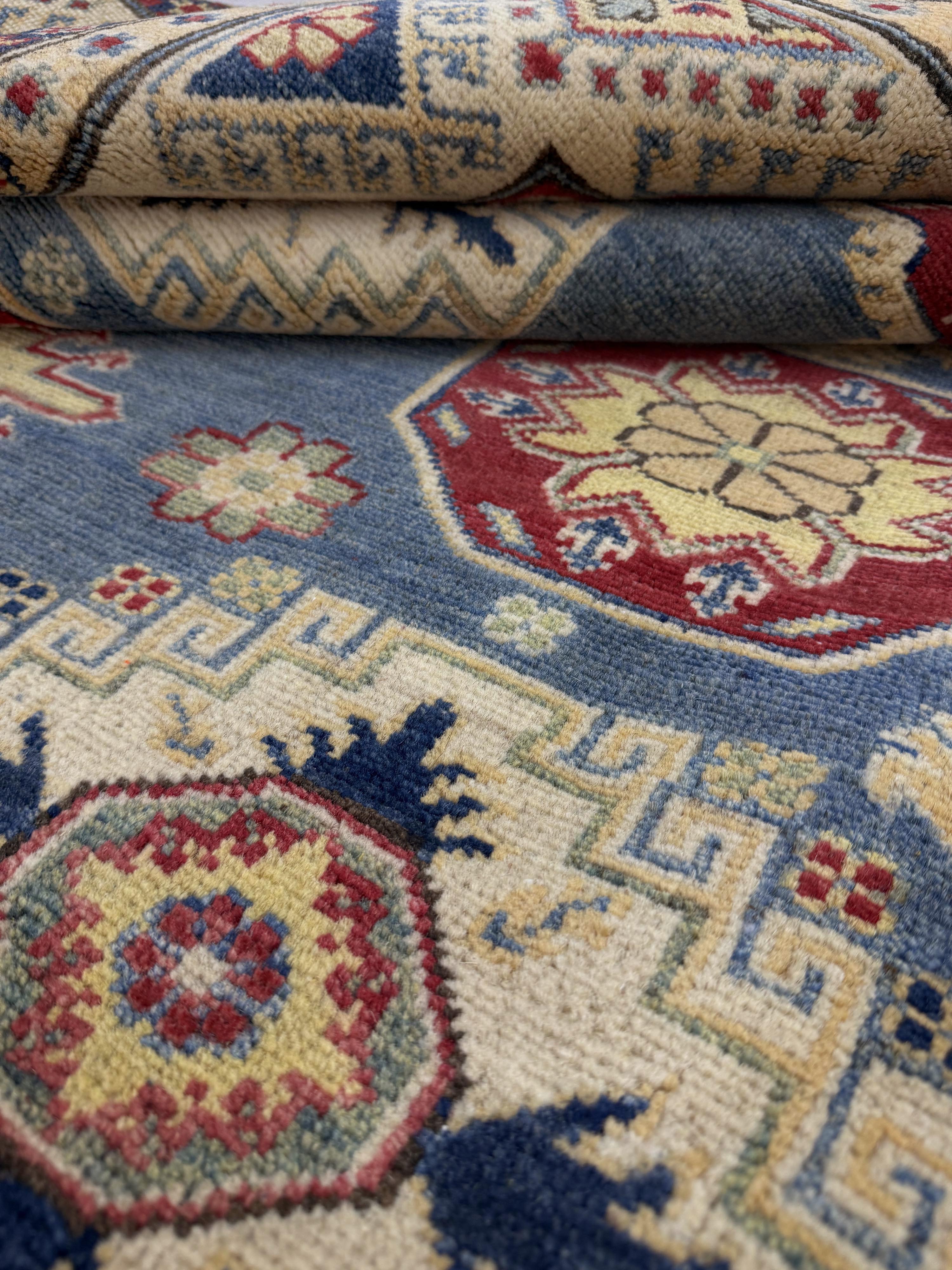 Kazak Blue Rug PC 57458 - 2.19m X 1.76m