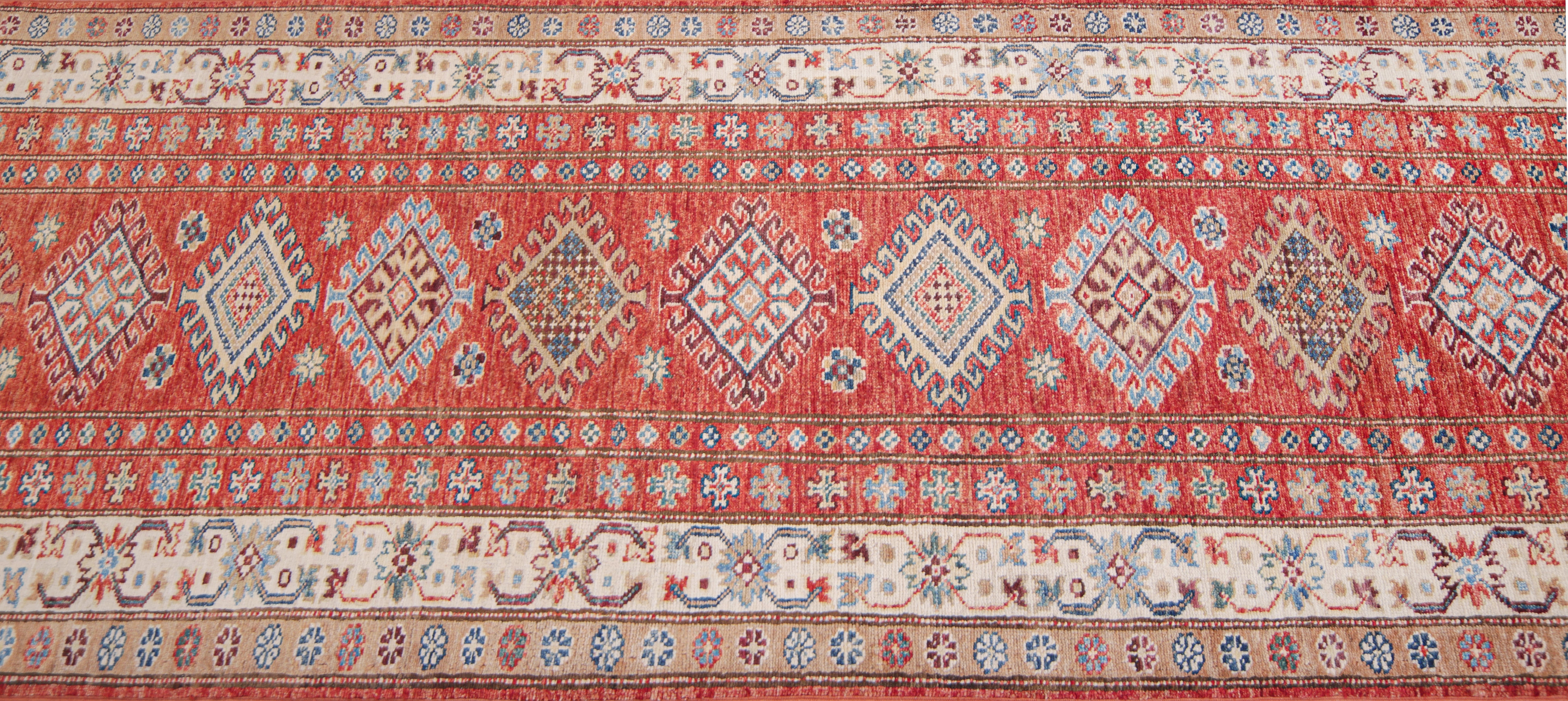 Supreme Kazak Red Rug PC 57513 - 2.52m X 0.79m