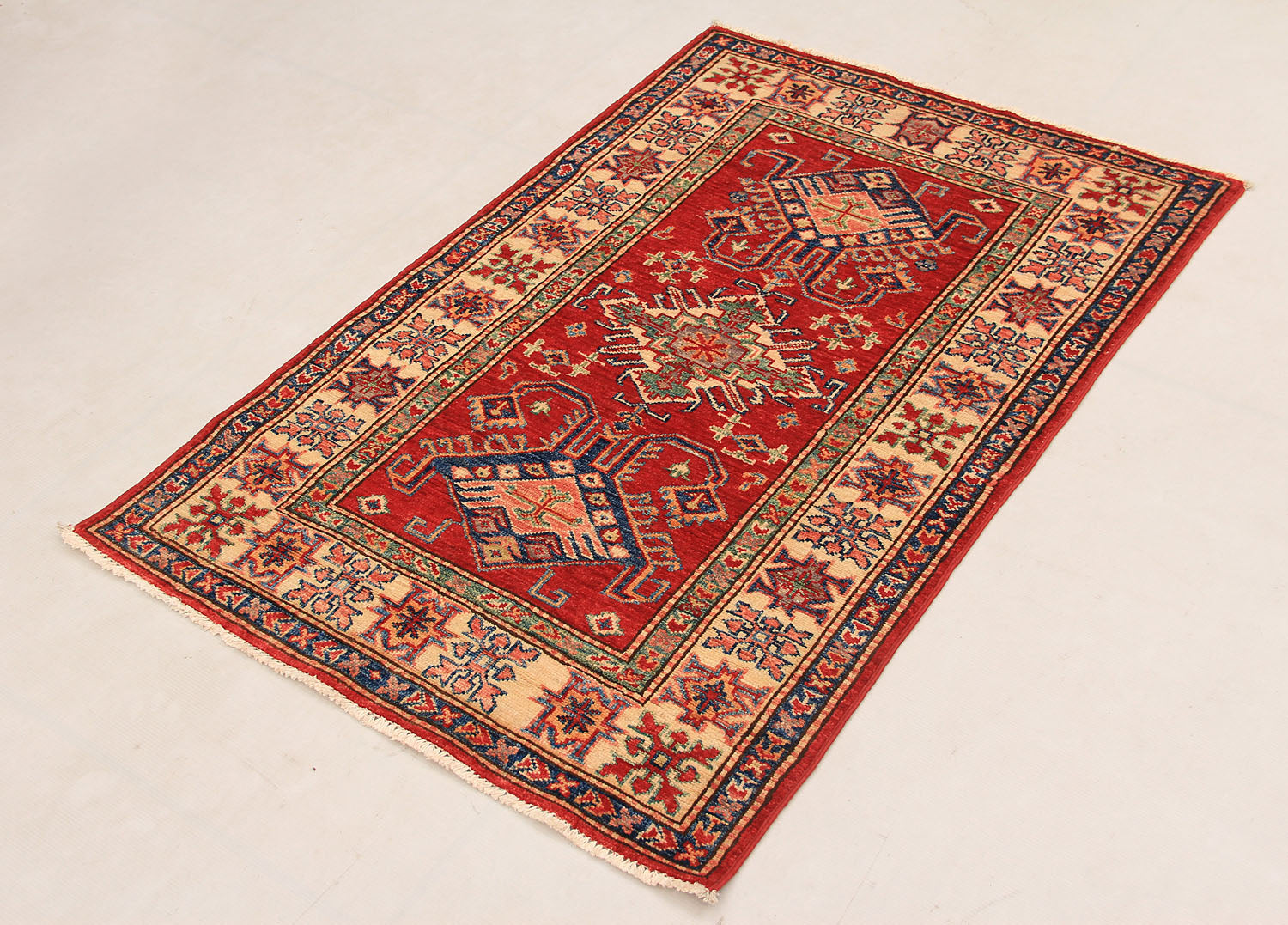 Supreme Kazak Red Rug PC 55409 - 1.25m X 0.83m