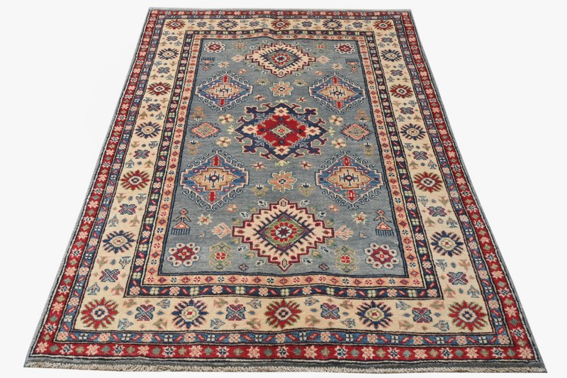 Kazak Grey Rug PC 54963 - 1.85m X 1.19m