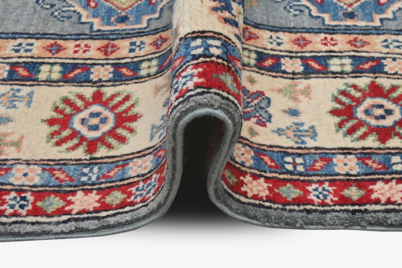 Kazak Grey Rug PC 54963 - 1.85m X 1.19m