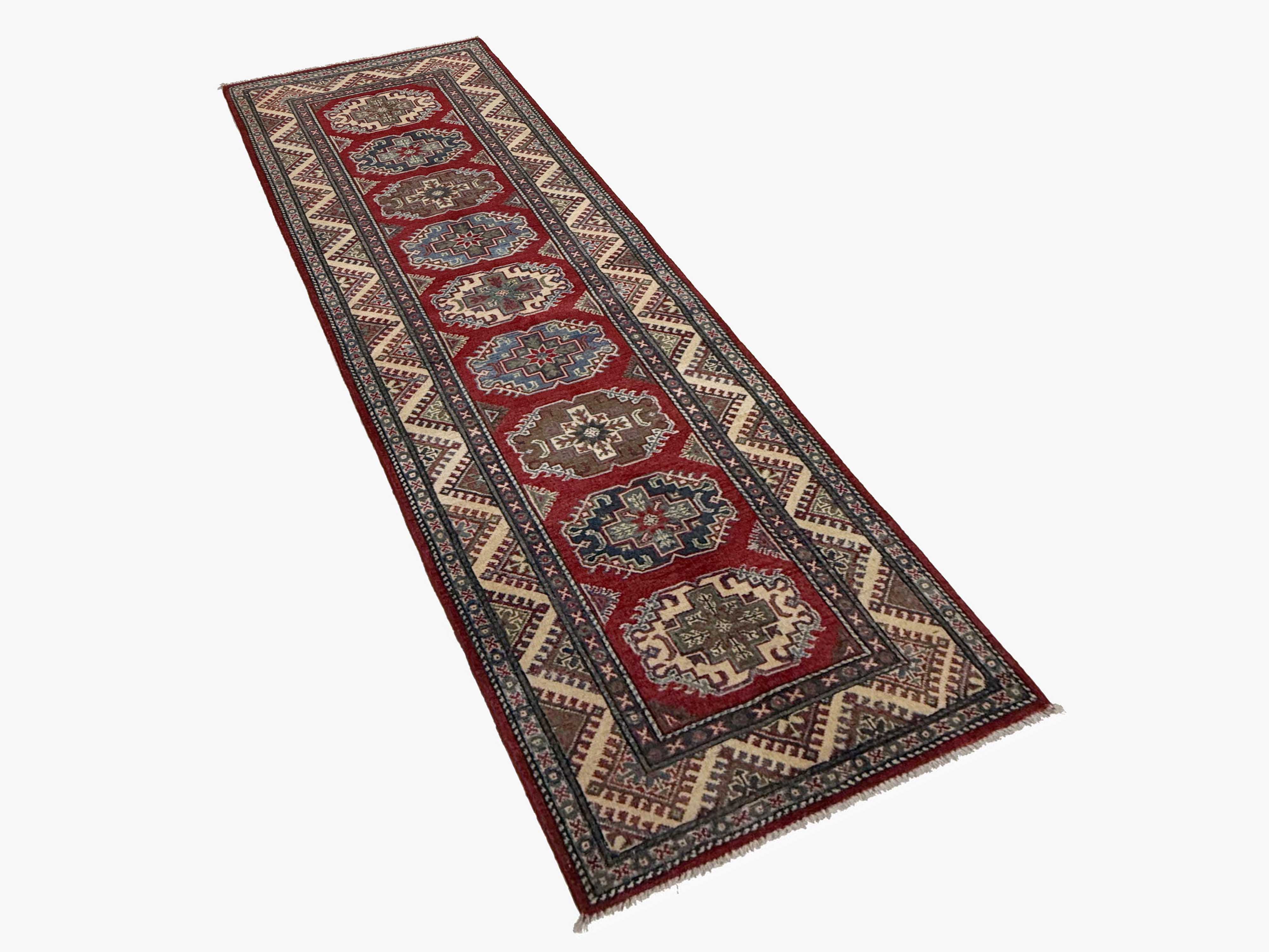 Kazak Red Rug PC 57460 - 2.92m X 0.83m