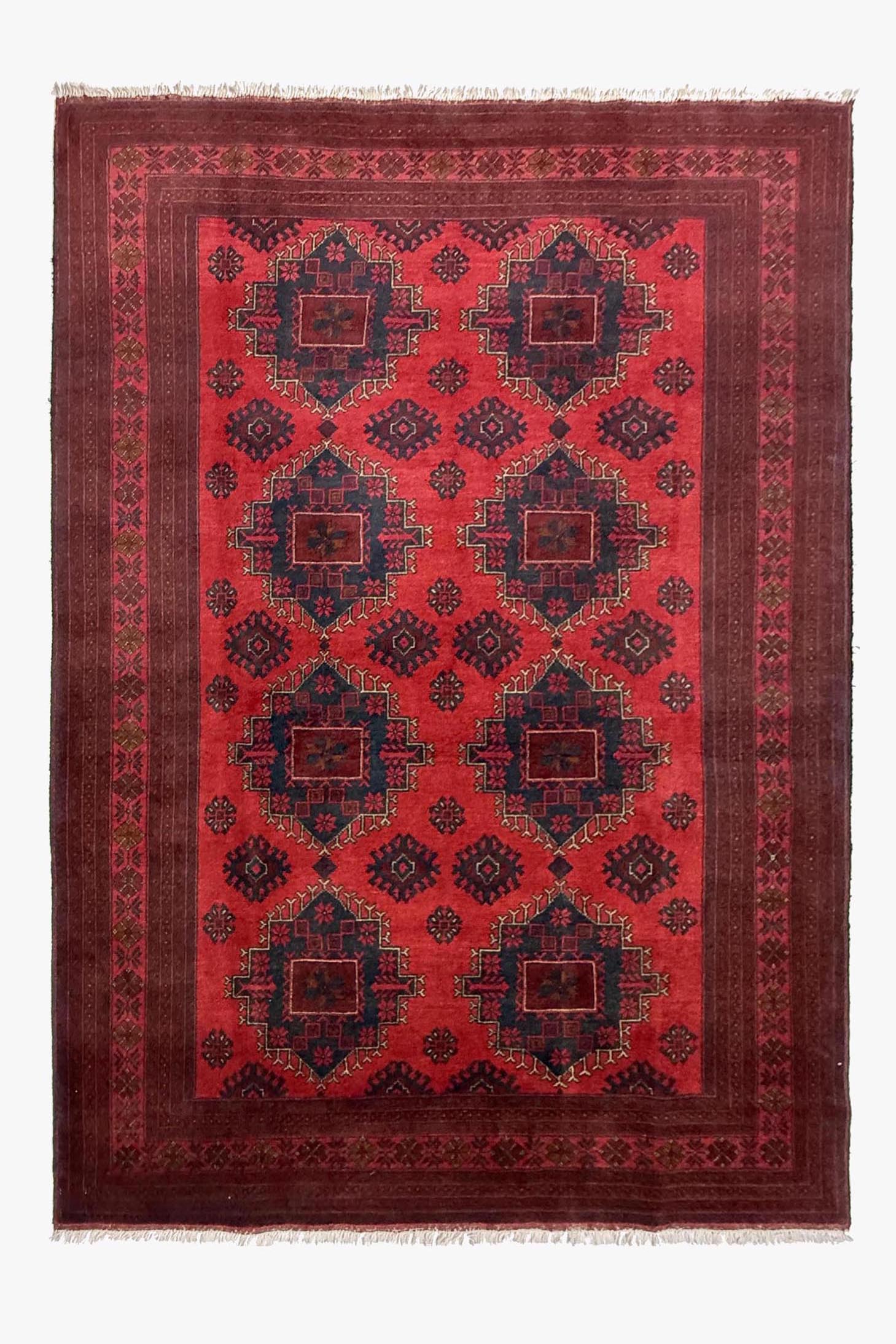 Khal Mohammadi Red Rug PC 57461 - 2.43m X 1.68m