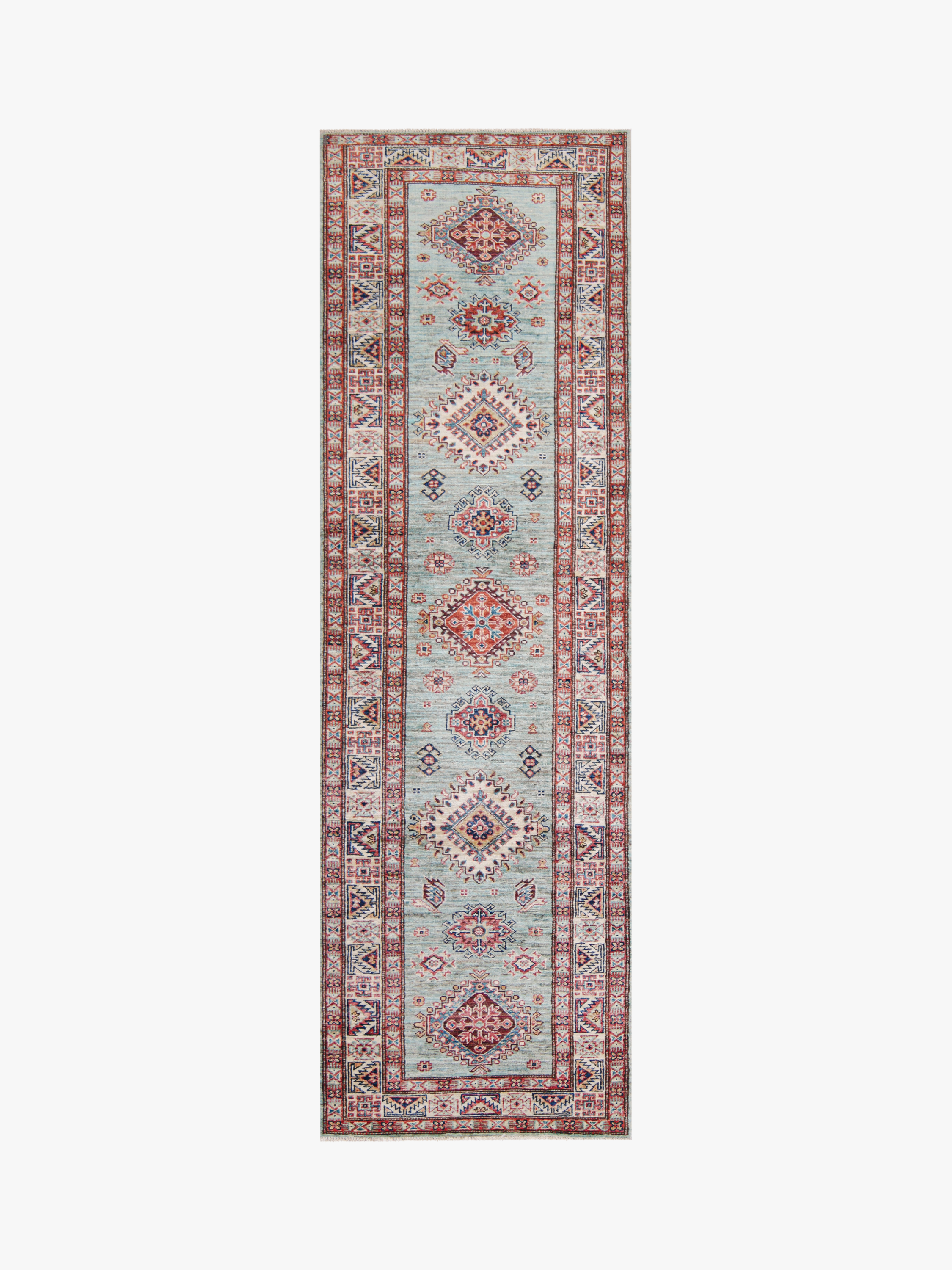 Supreme Kazak Green Rug PC 57515 - 2.57m X 0.76m