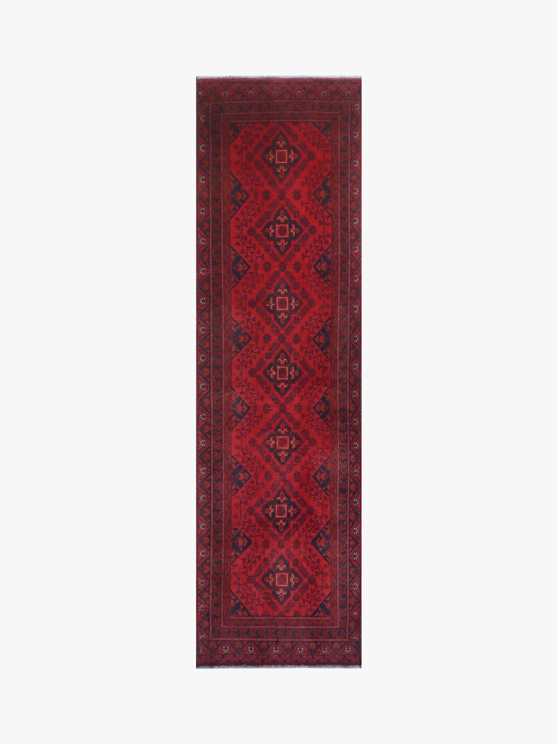 Khal Mohammadi Red Rug PC 57751 - 2.87m X 0.80m