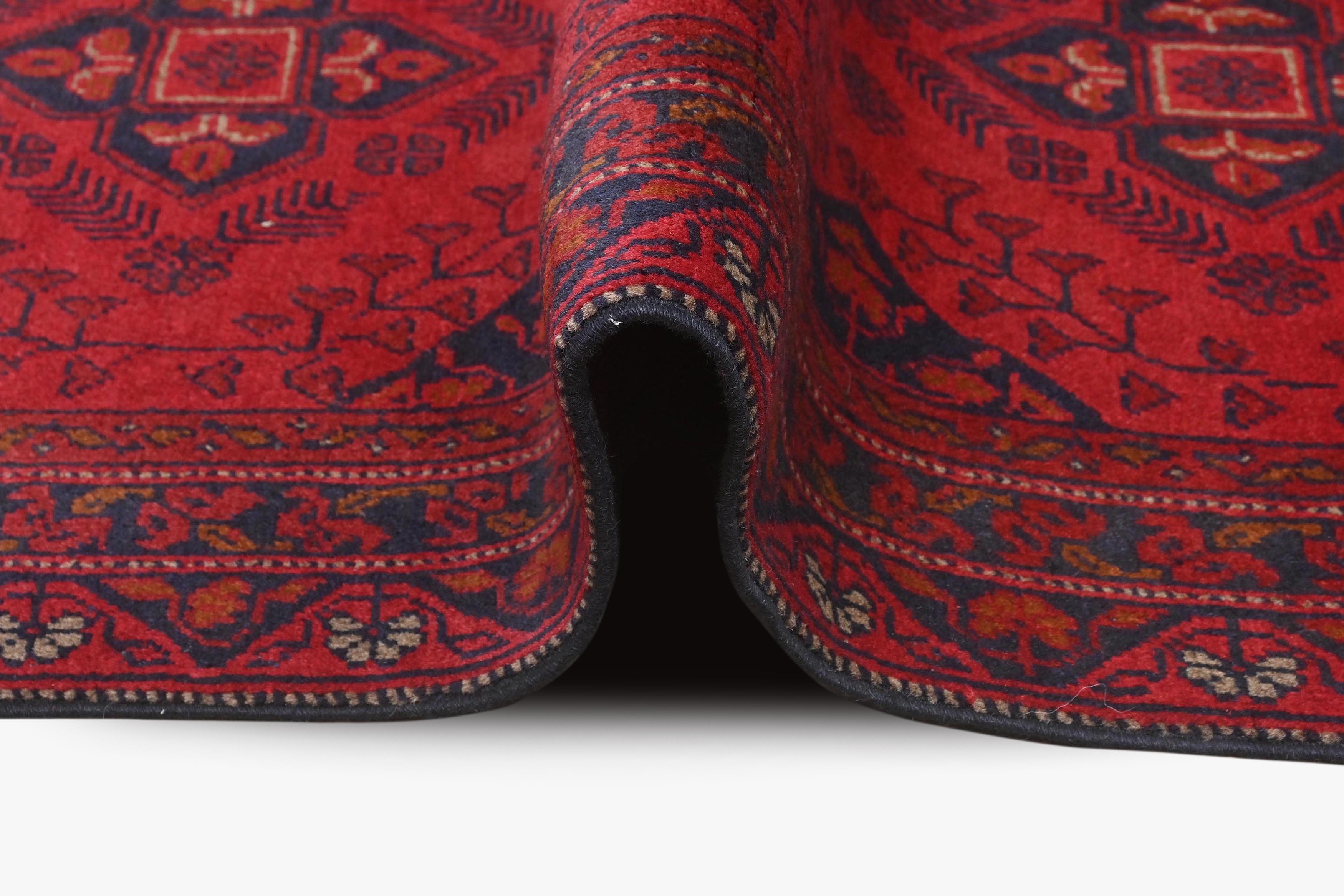 Khal Mohammadi Red Rug PC 57751 - 2.87m X 0.80m