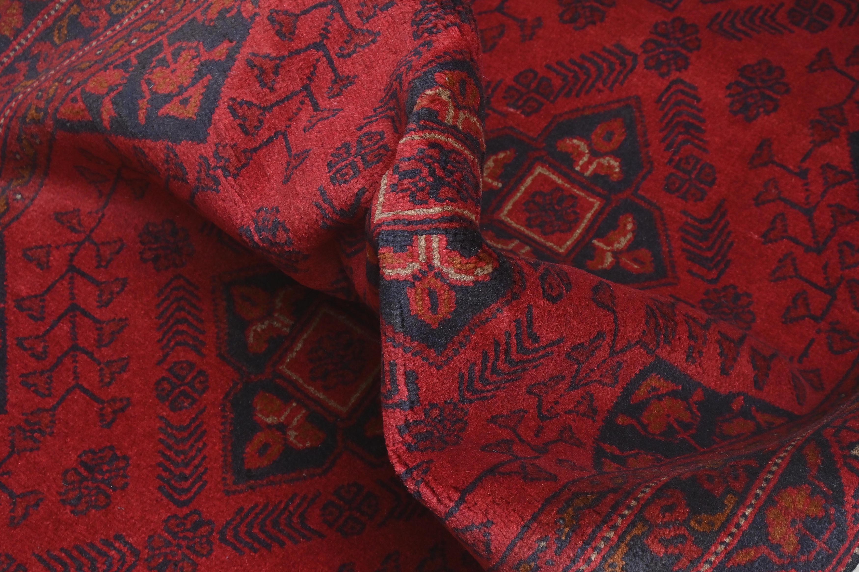 Khal Mohammadi Red Rug PC 57751 - 2.87m X 0.80m