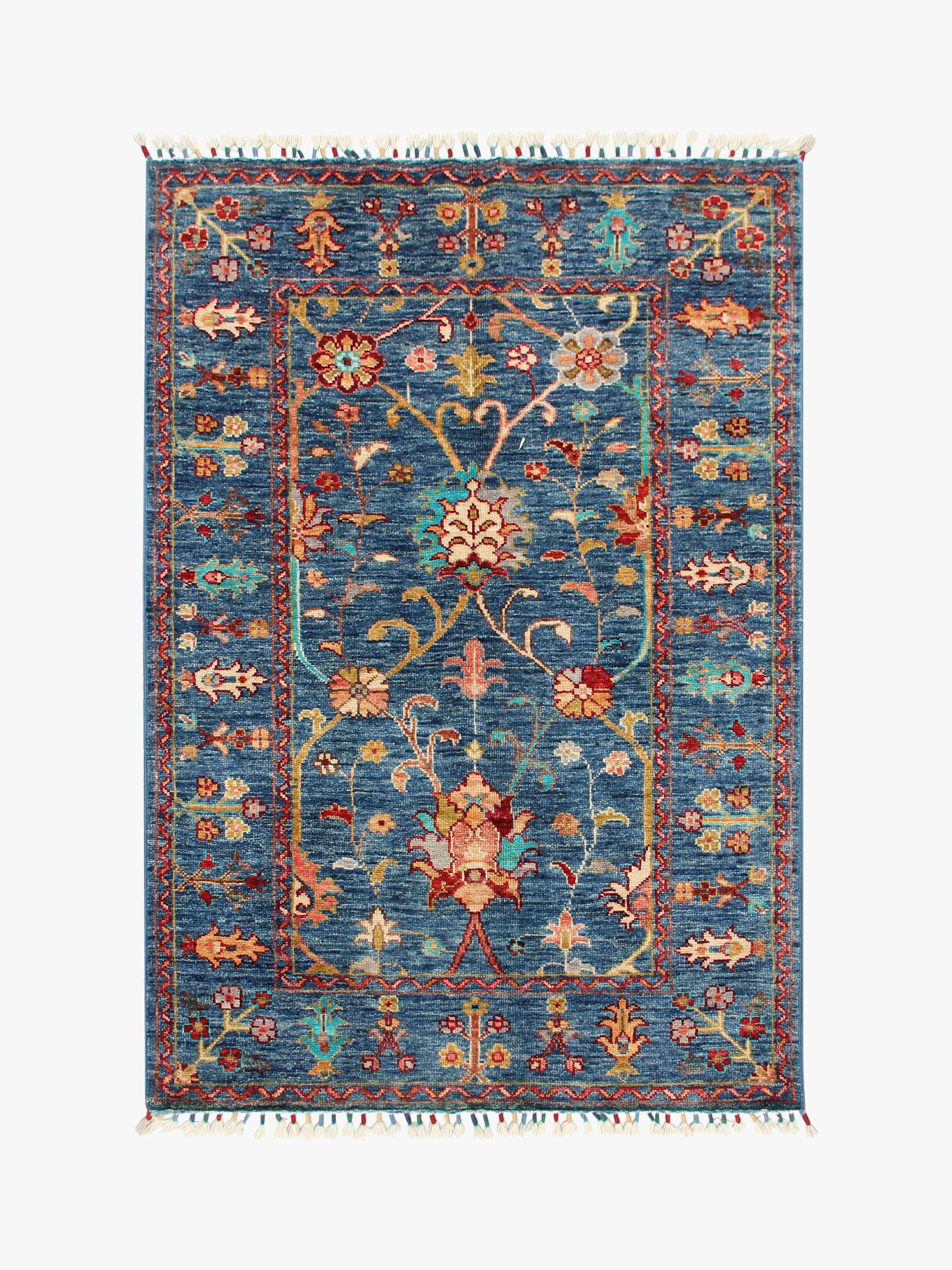 Sultani Blue Rug PC 52446 - 1.27m X 0.84m
