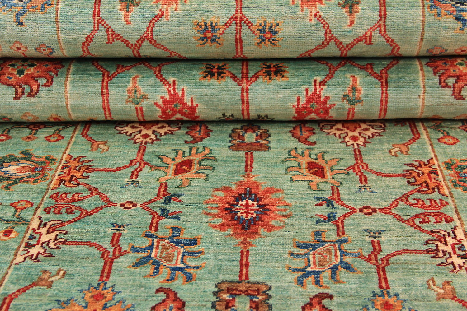 Sultani Aqua Rug PC 55598 - 2.46m X 0.76m