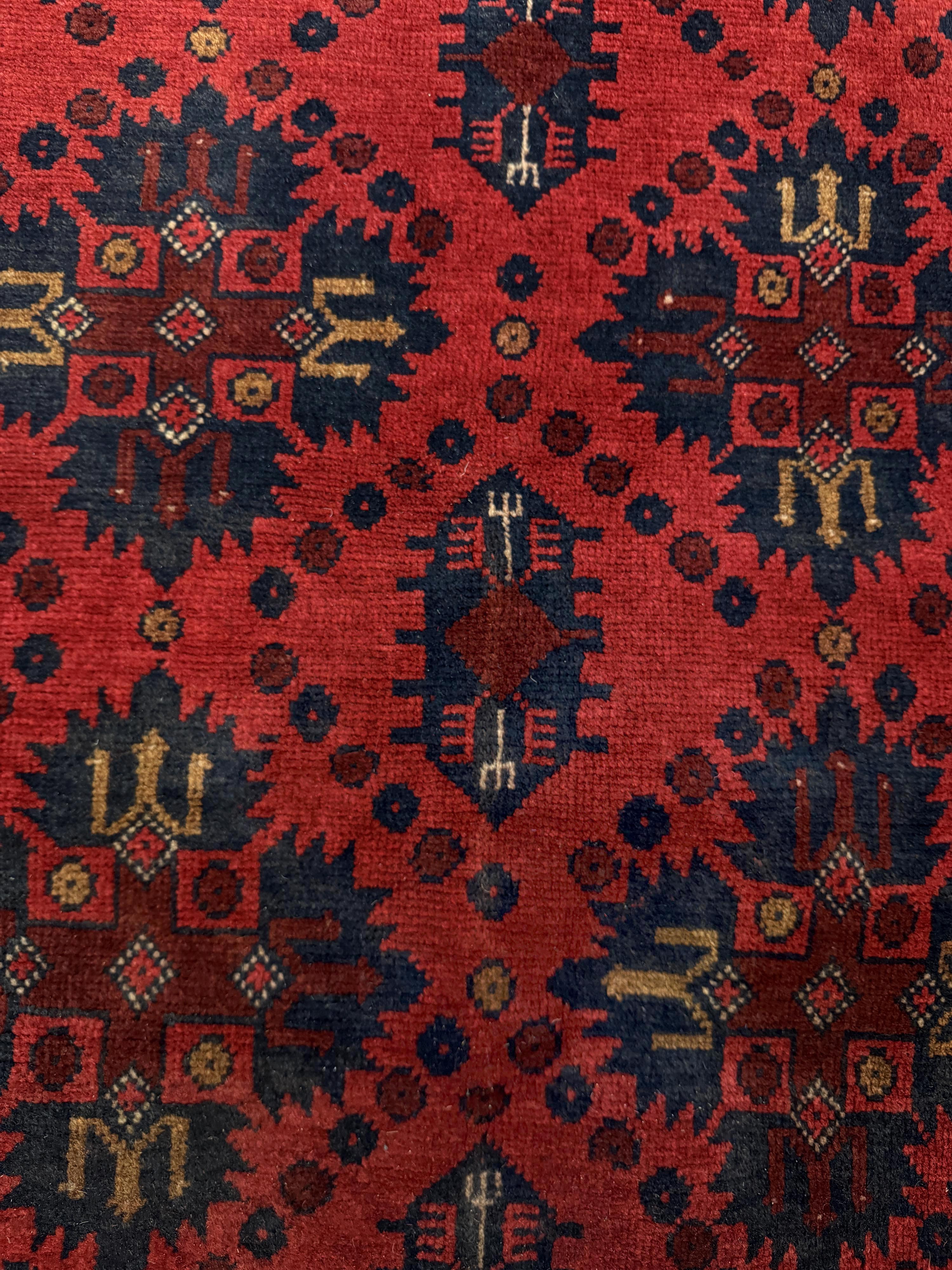 Khal Mohammadi Red Rug PC 57463 - 2.84m X 1.95m