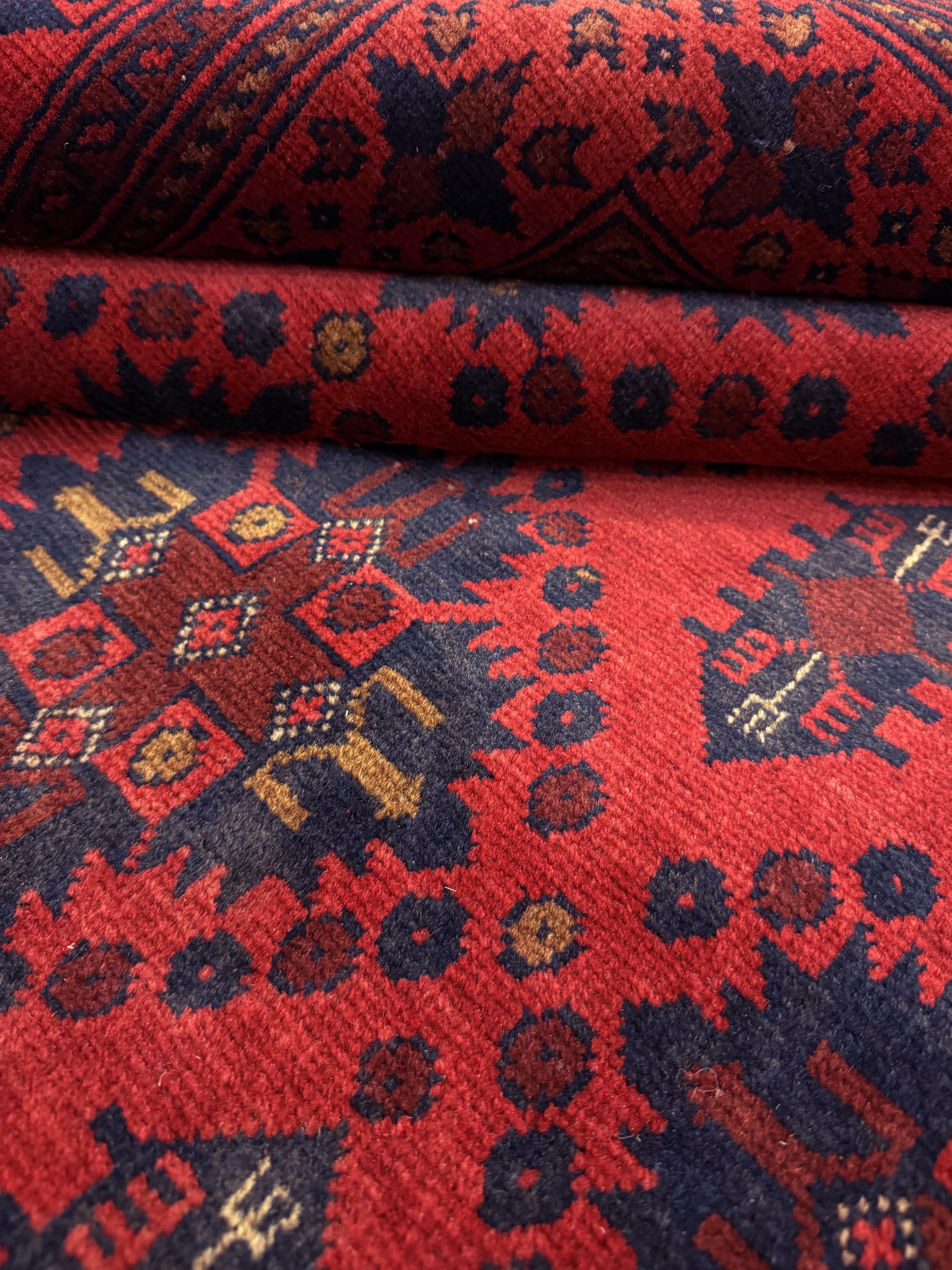 Khal Mohammadi Red Rug PC 57463 - 2.84m X 1.95m