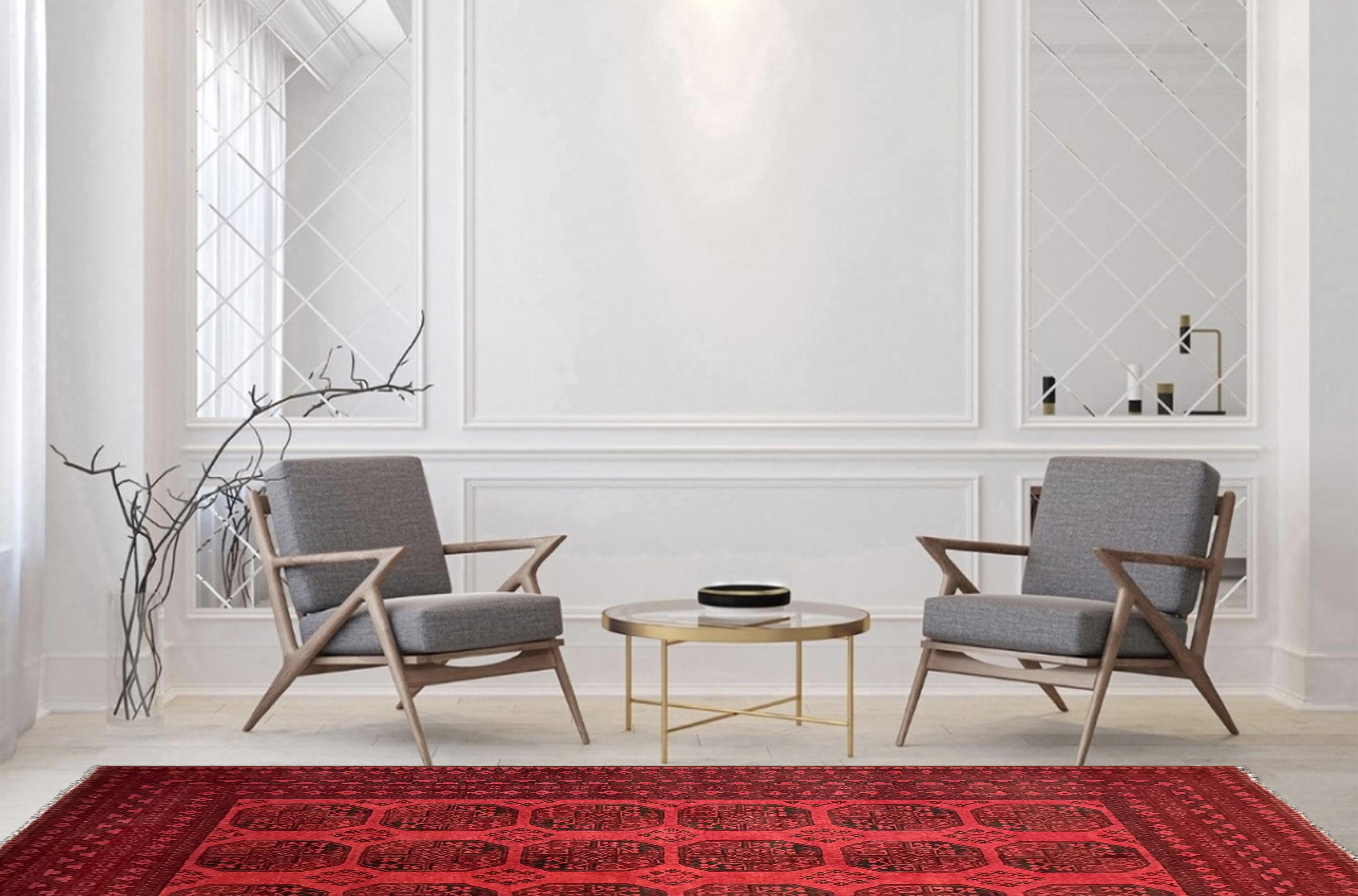Khal Mohammadi Red Rug PC 57464 - 2.81m X 2.01m