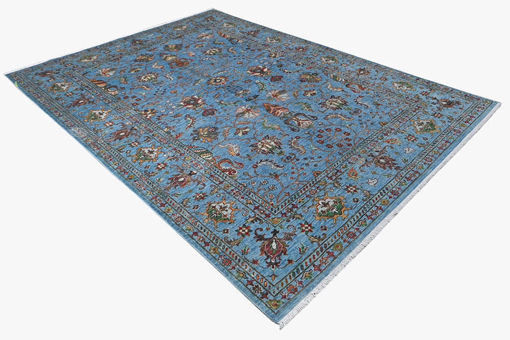 Sultani Blue Rug PC 57042 - 2.93m X 2.08m